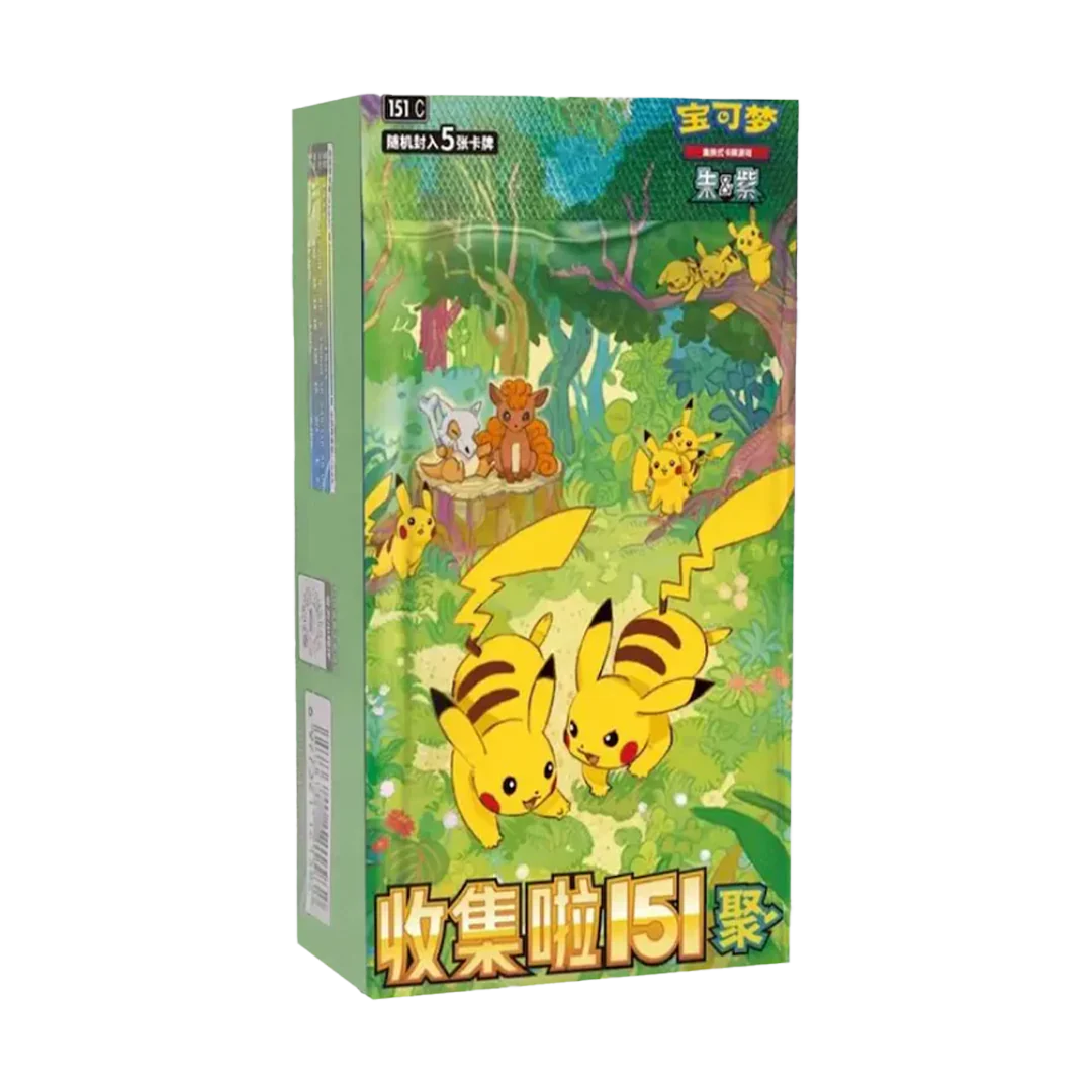 Collect 151 Gathering Slim Chinese Pokemon Booster Box