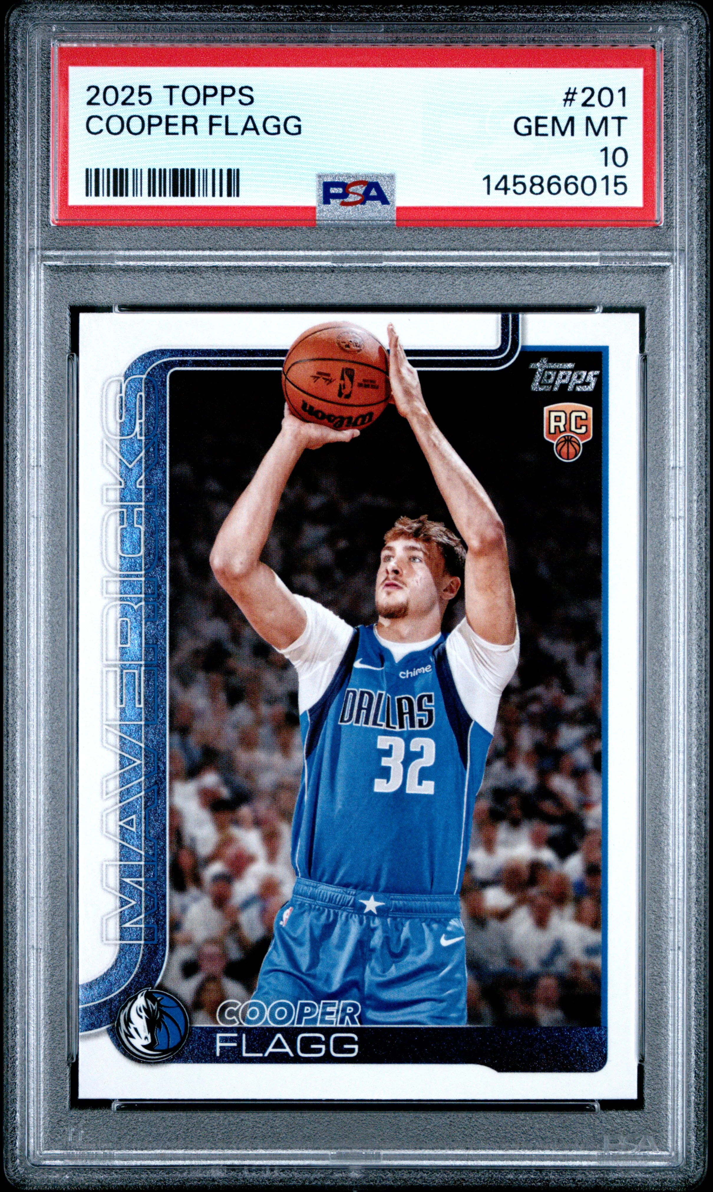 COOPER FLAGG | 2025 TOPPS 201 | PSA GEM MT 10
