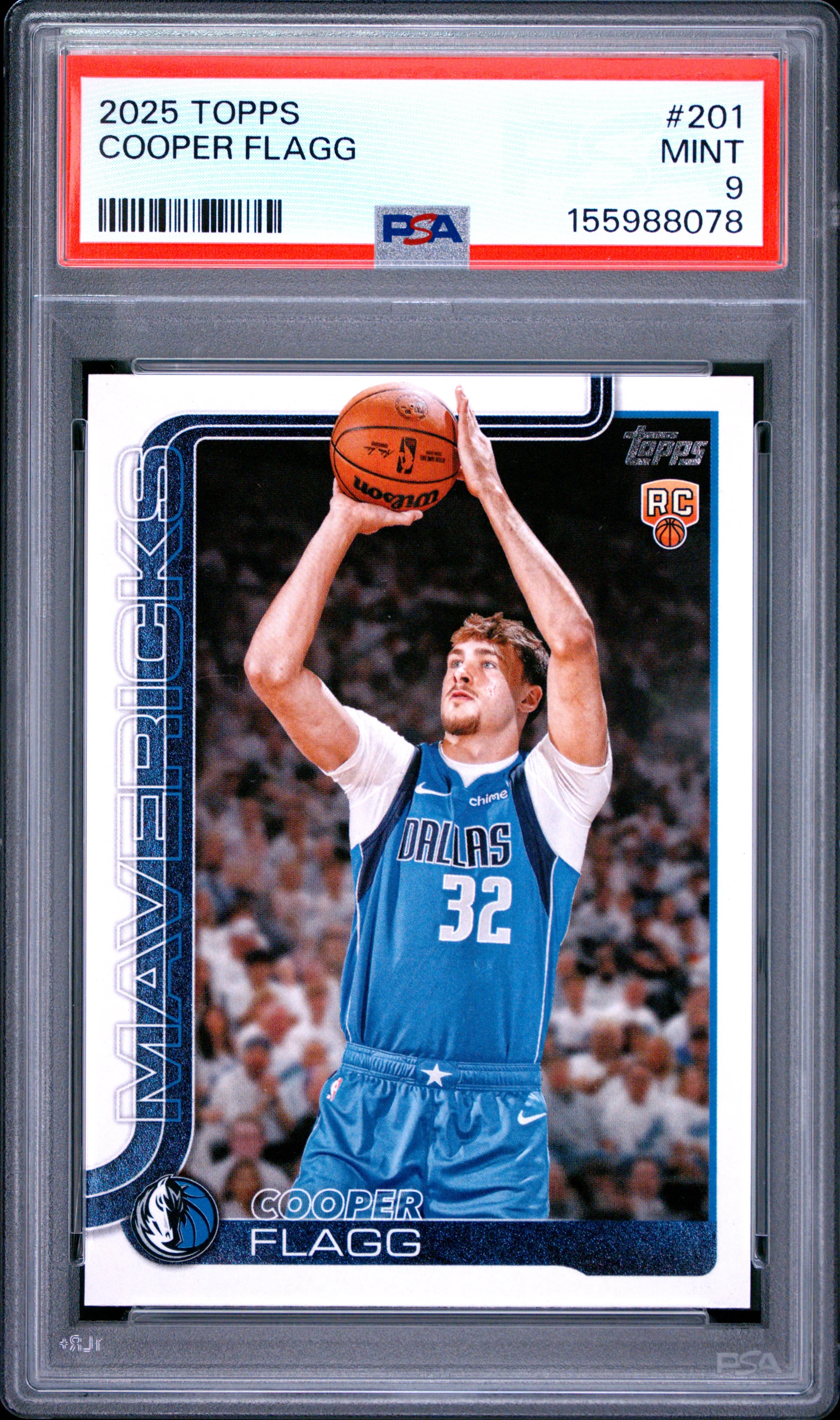 COOPER FLAGG | 2025 TOPPS 201 | PSA MINT 9