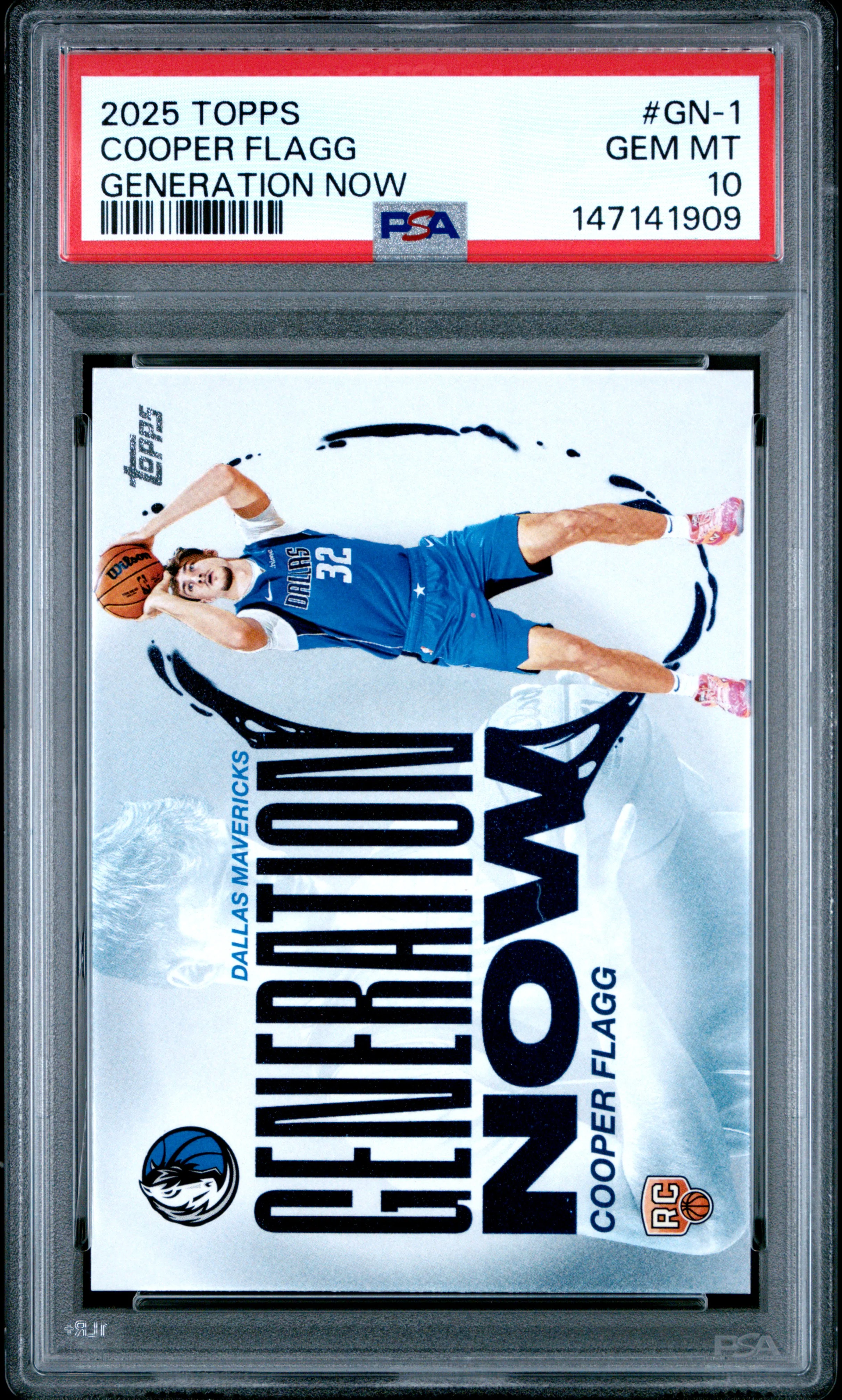 COOPER FLAGG | 2025 TOPPS GENERATION NOW GN-1 | PSA GEM MT 10