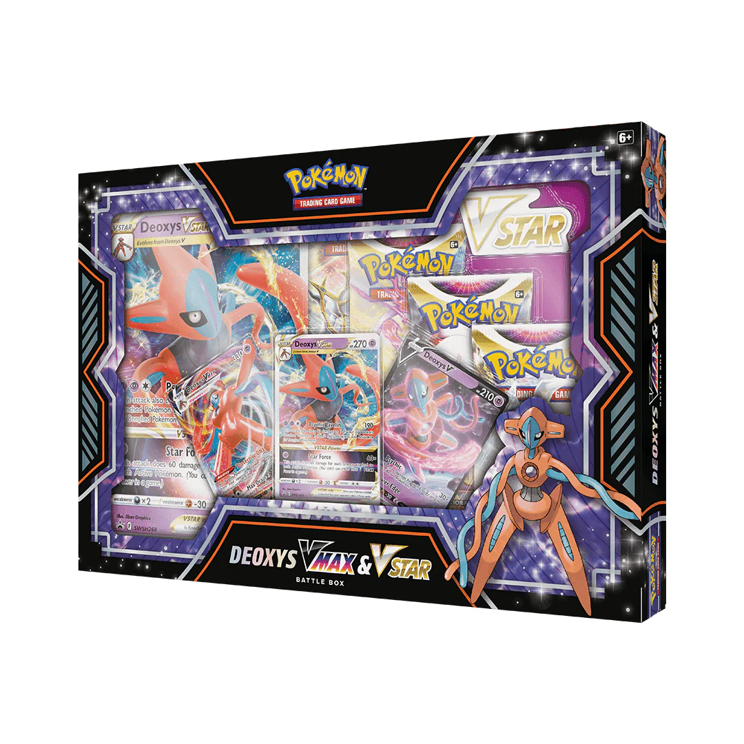 Deoxys VMAX & VSTAR Pokemon Battle Box
