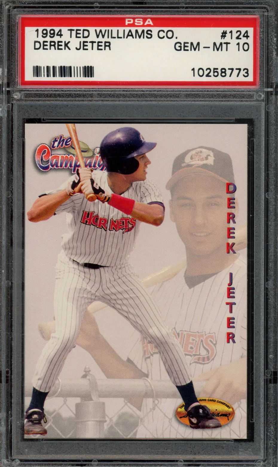 DEREK JETER | 1994 TED WILLIAMS CO. | PSA GEM MT 10
