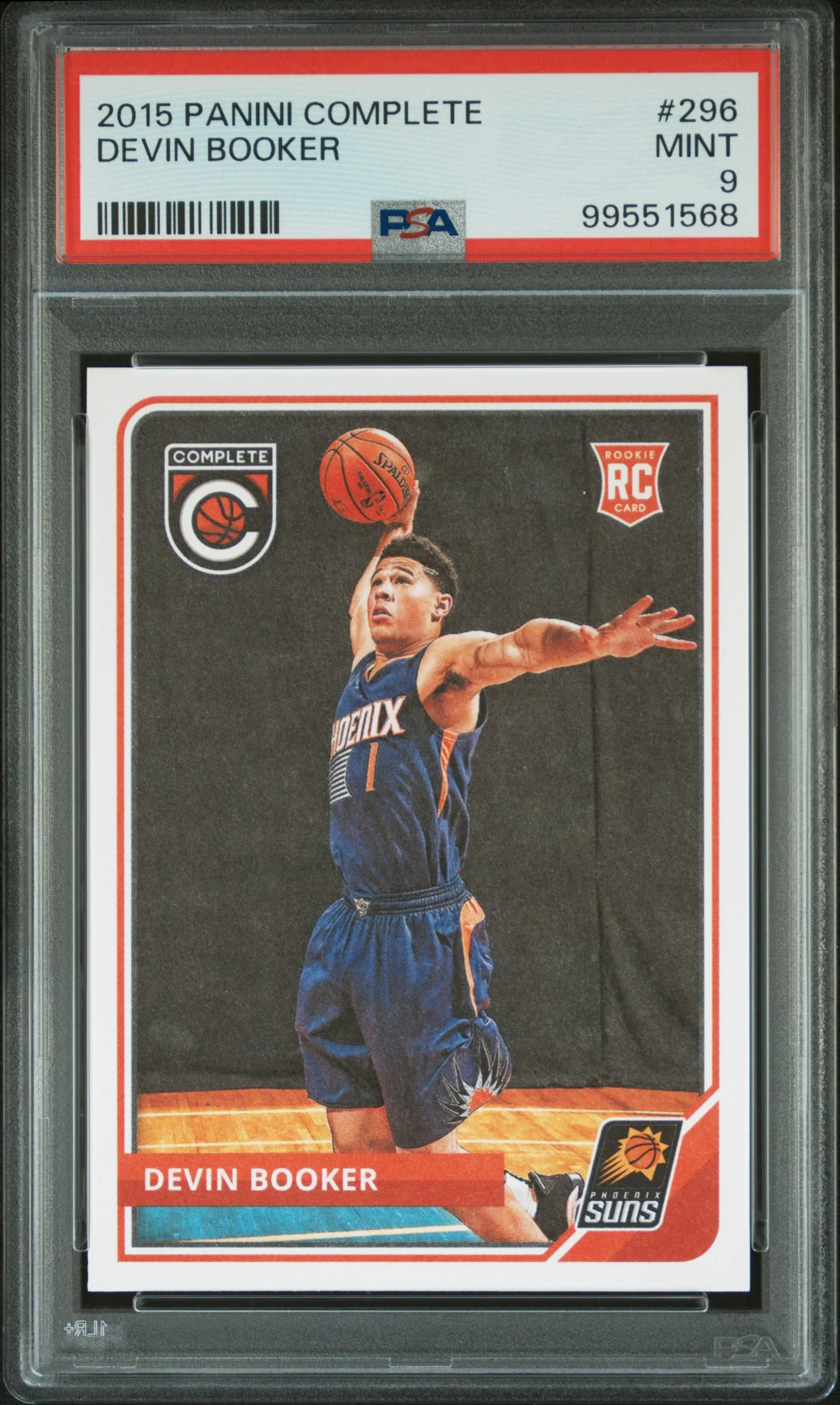 DEVIN BOOKER | 2015 PANINI COMPLETE 296 | PSA MINT 9
