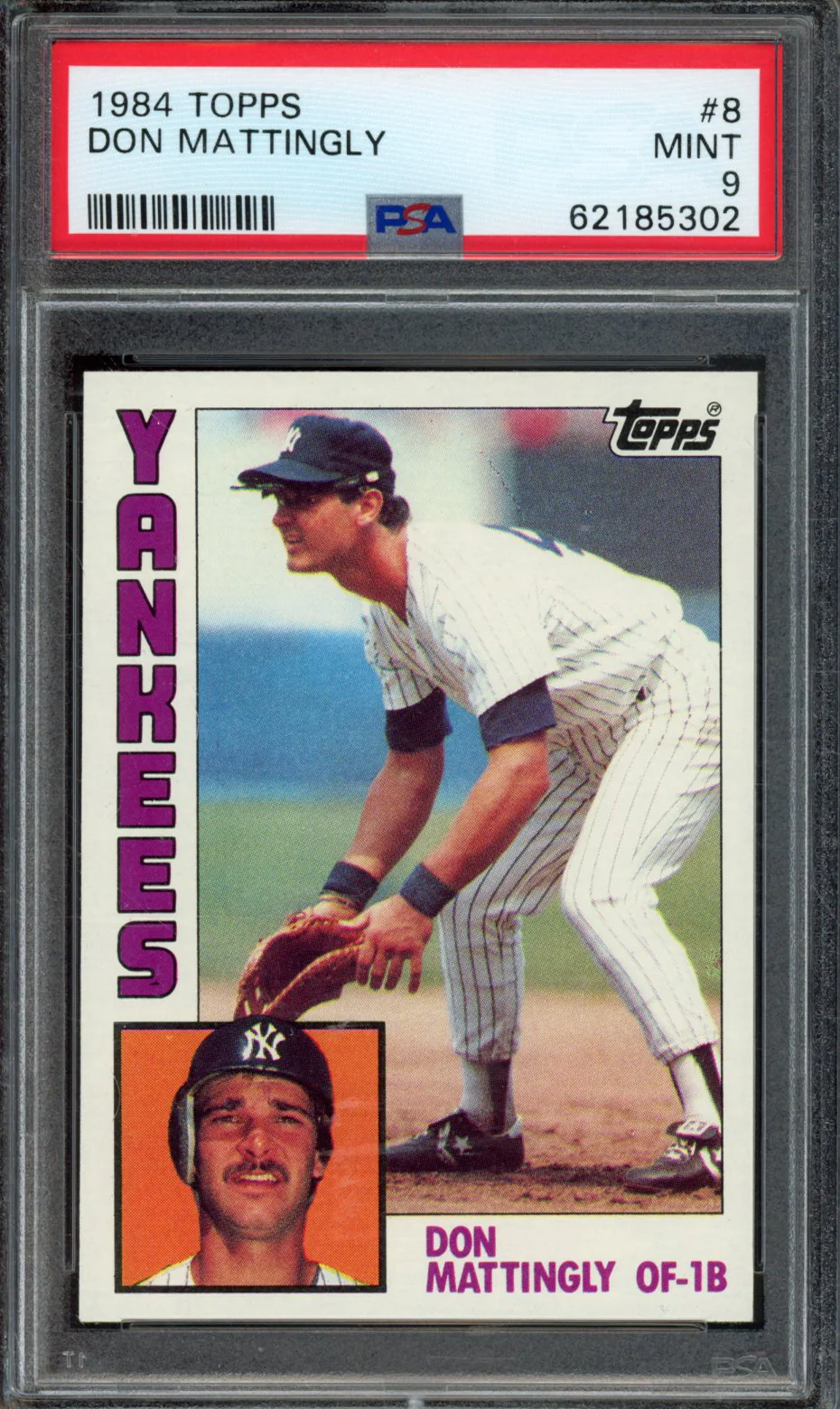 DON MATTINGLY | 1984 TOPPS | PSA MINT 9