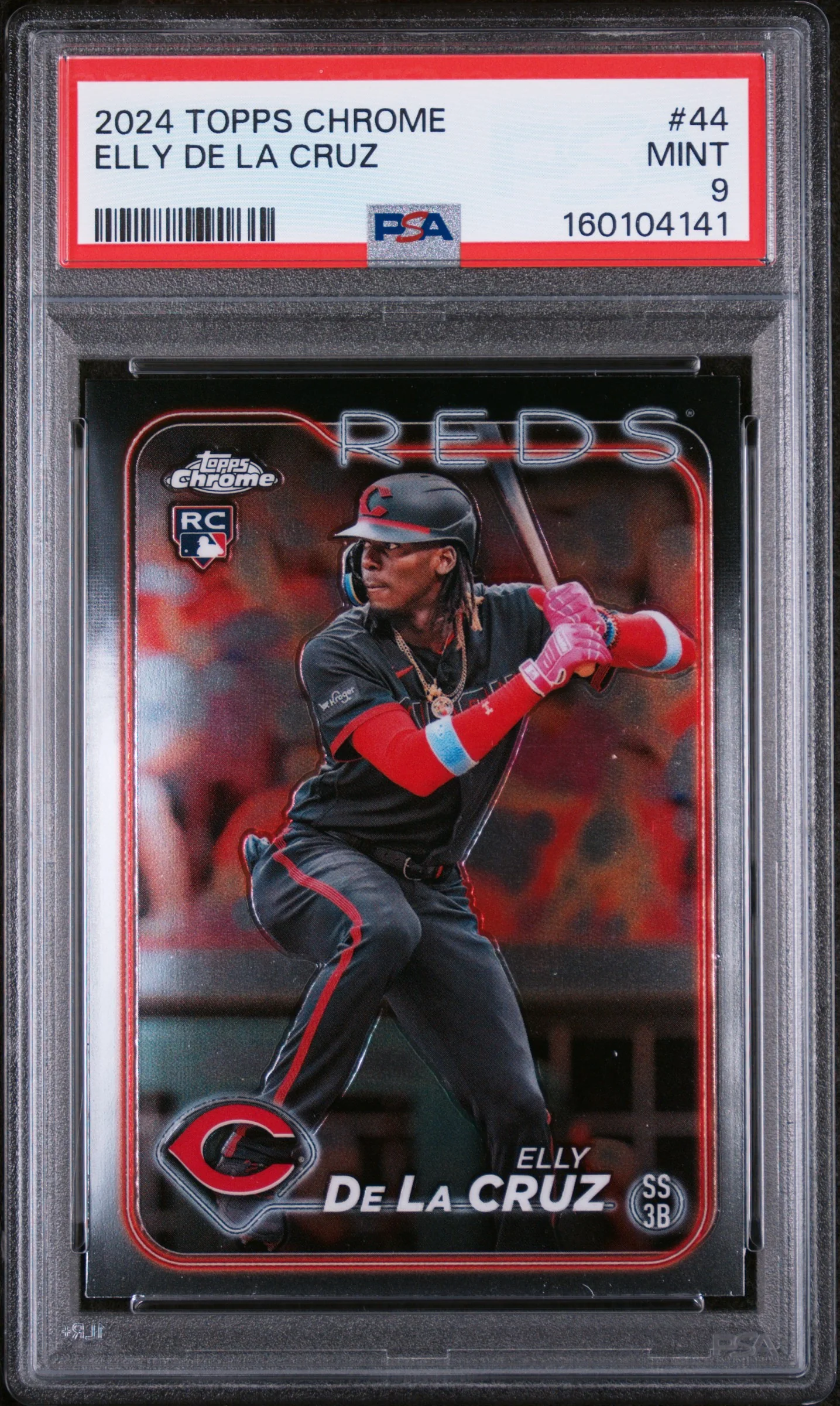 ELLY DE LA CRUZ | 2024 TOPPS CHROME 44 | PSA MINT 9