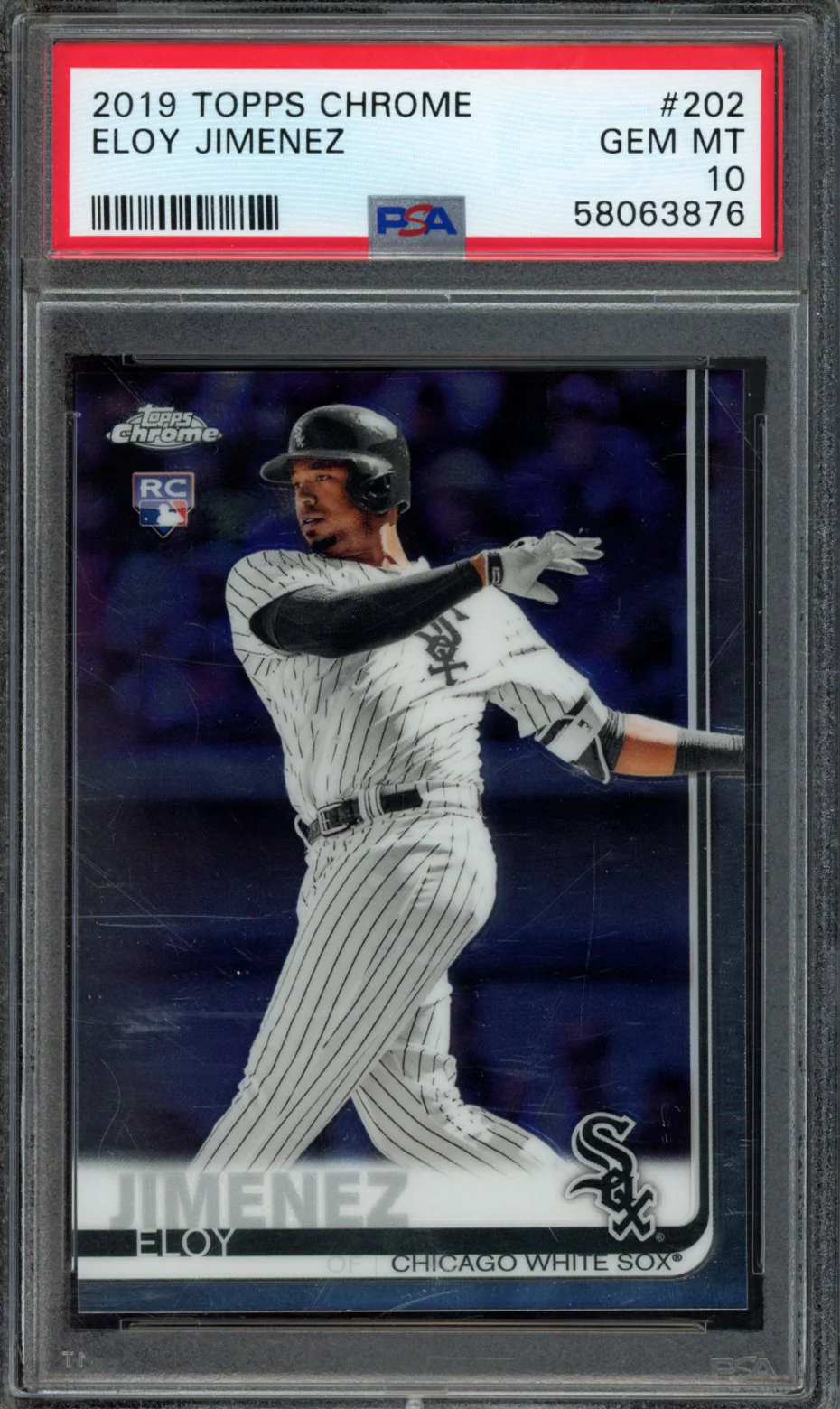 ELOY JIMENEZ | 2019 TOPPS CHROME | PSA GEM MT 10