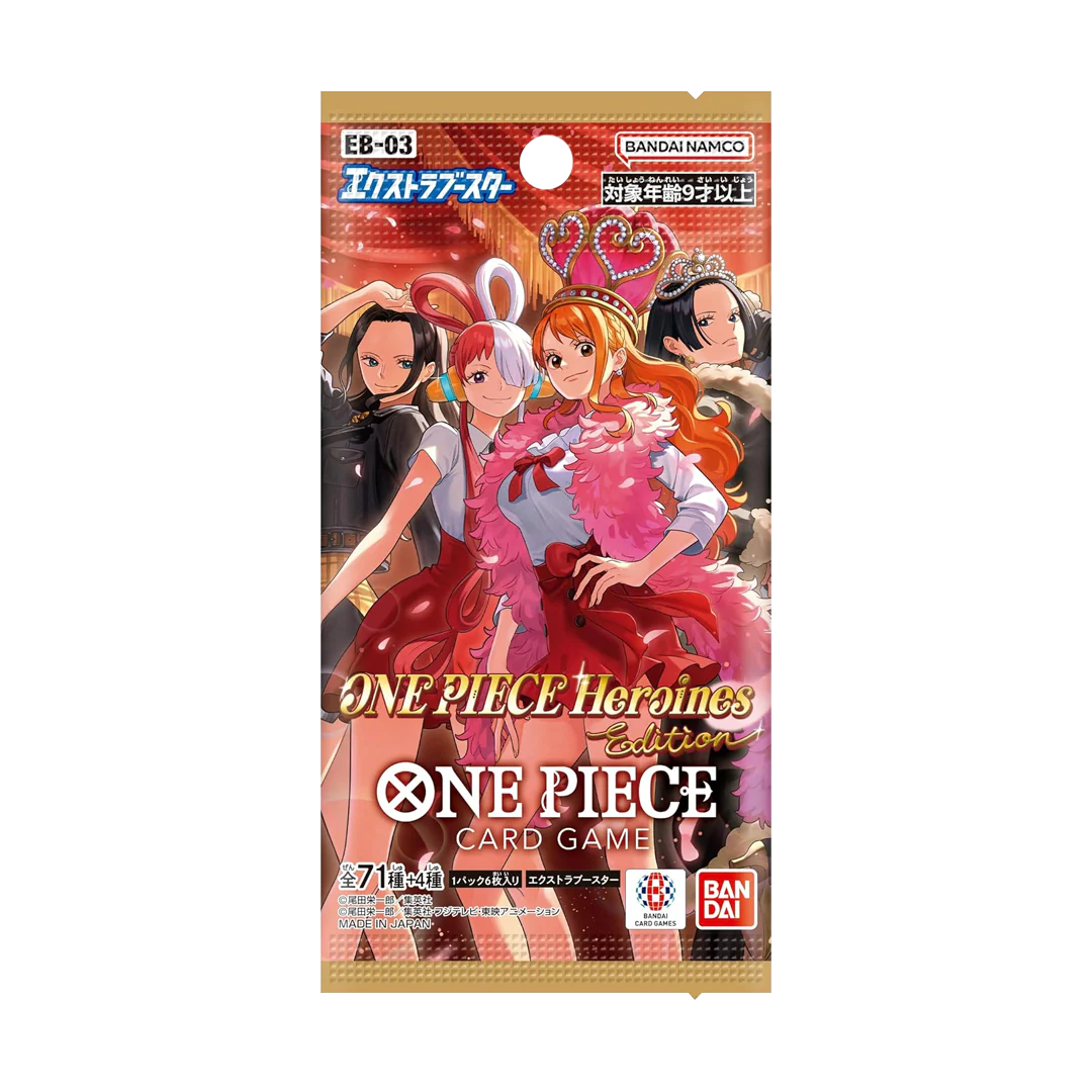 Extra Booster: Heroines Edition Japanese One Piece Booster Pack (EB-03)