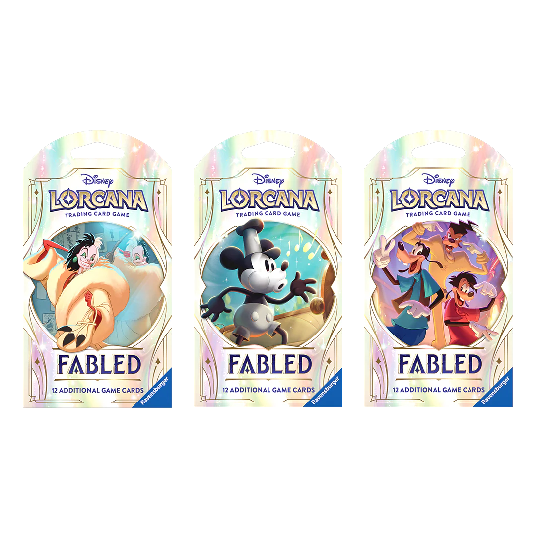 Fabled Disney Lorcana Sleeved Booster Pack