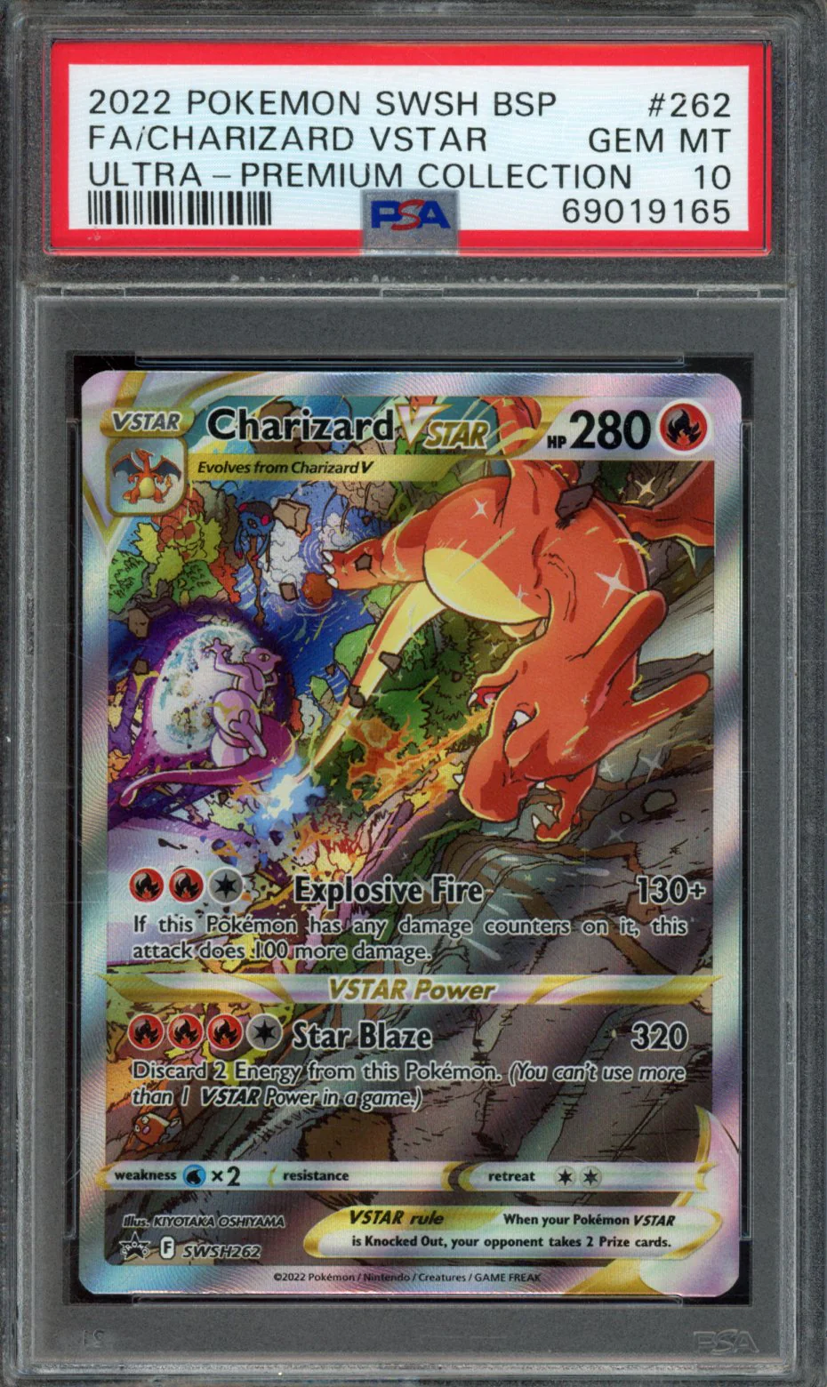 FA/CHARIZARD VSTAR | 2022 POKEMON SWSH BLACK STAR PROMO | PSA GEM MT 10
