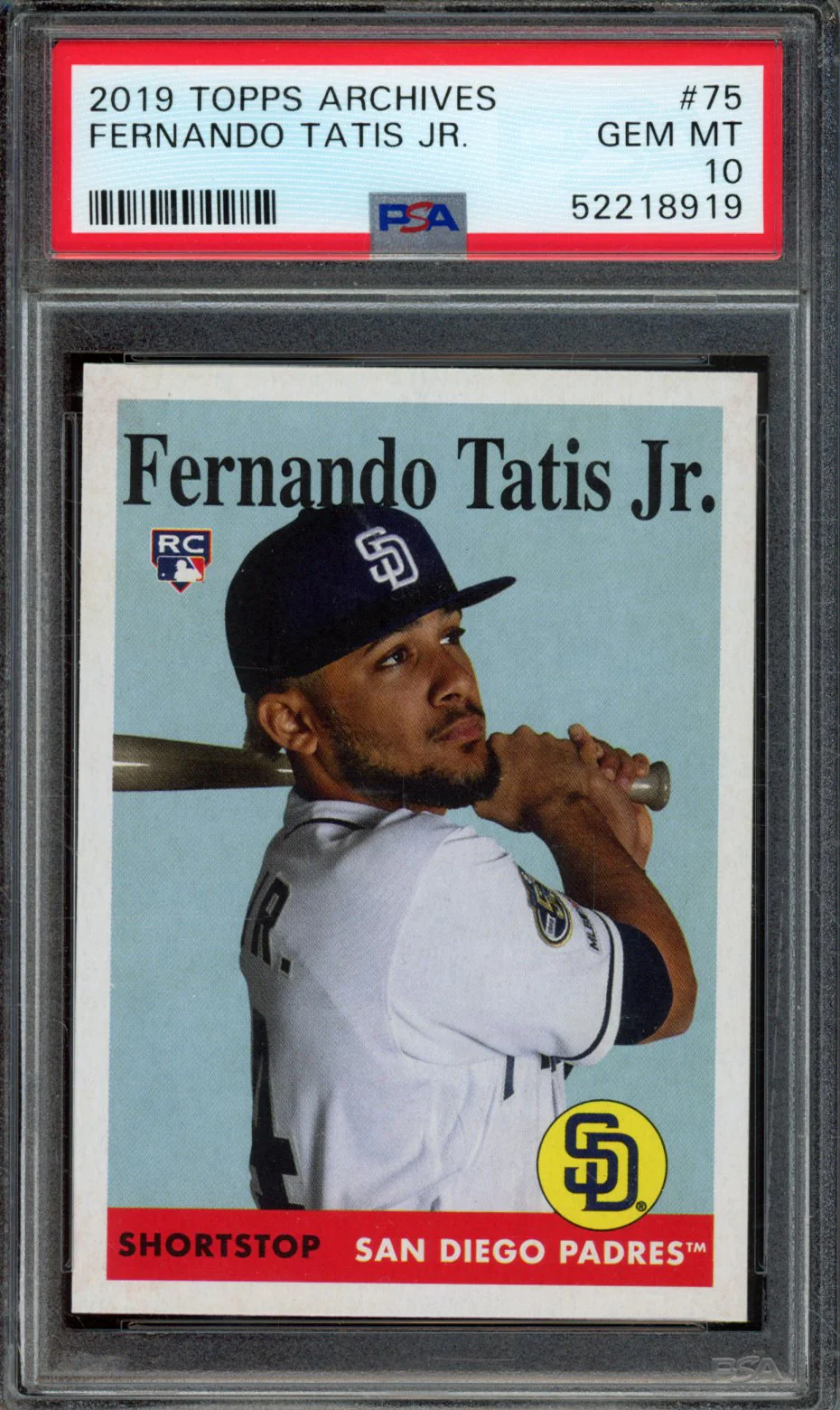 FERNANDO TATIS JR. | 2019 TOPPS ARCHIVES | PSA GEM MT 10