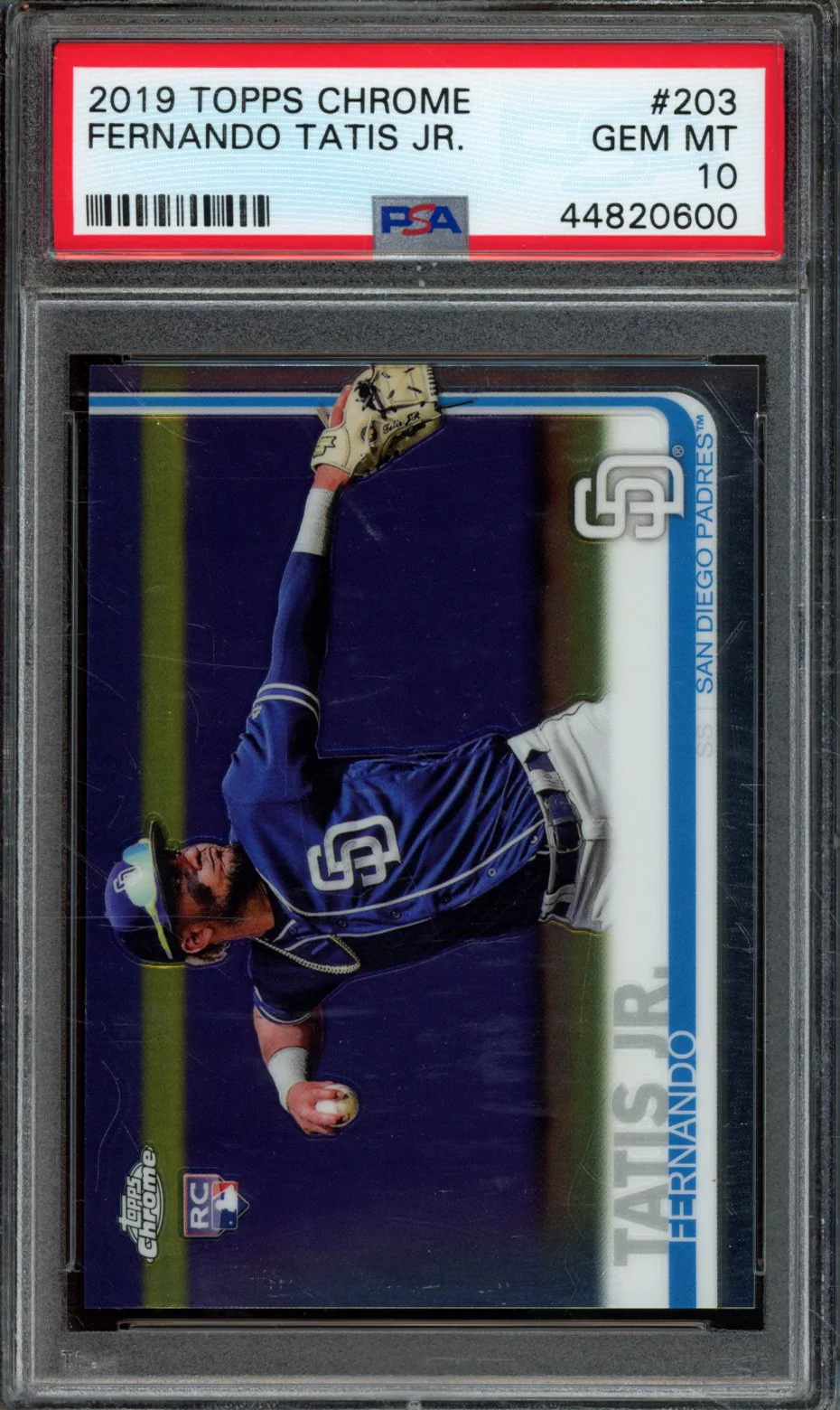 FERNANDO TATIS JR. | 2019 TOPPS CHROME | PSA GEM MT 10