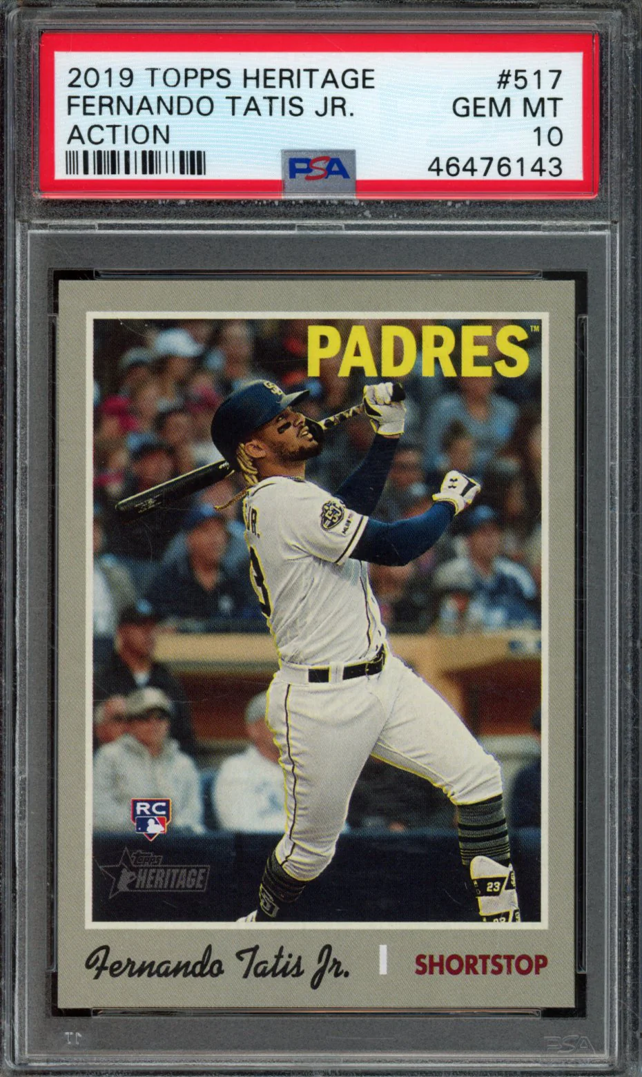 FERNANDO TATIS JR. | 2019 TOPPS HERITAGE | PSA GEM MT 10