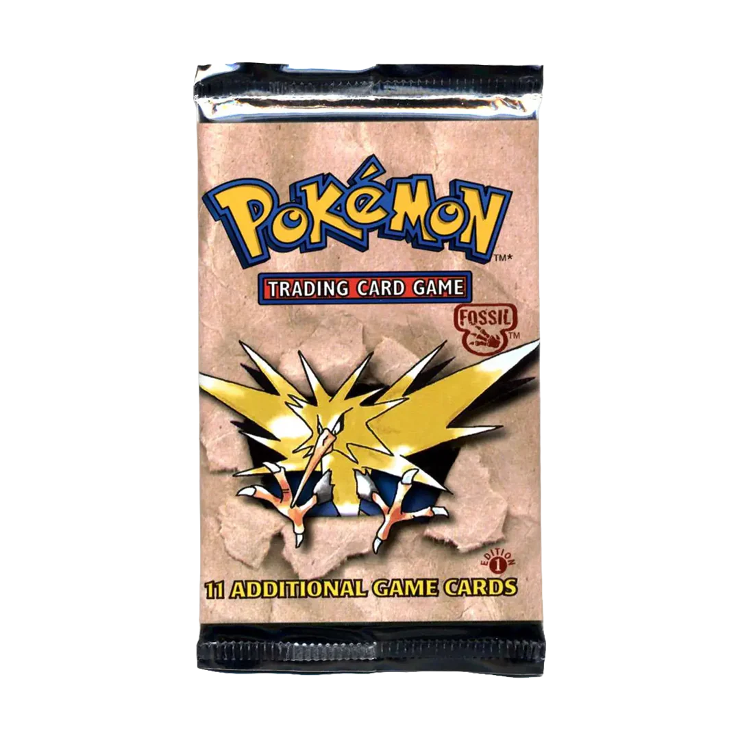 Fossil 1st Edition Pokemon Booster Pack