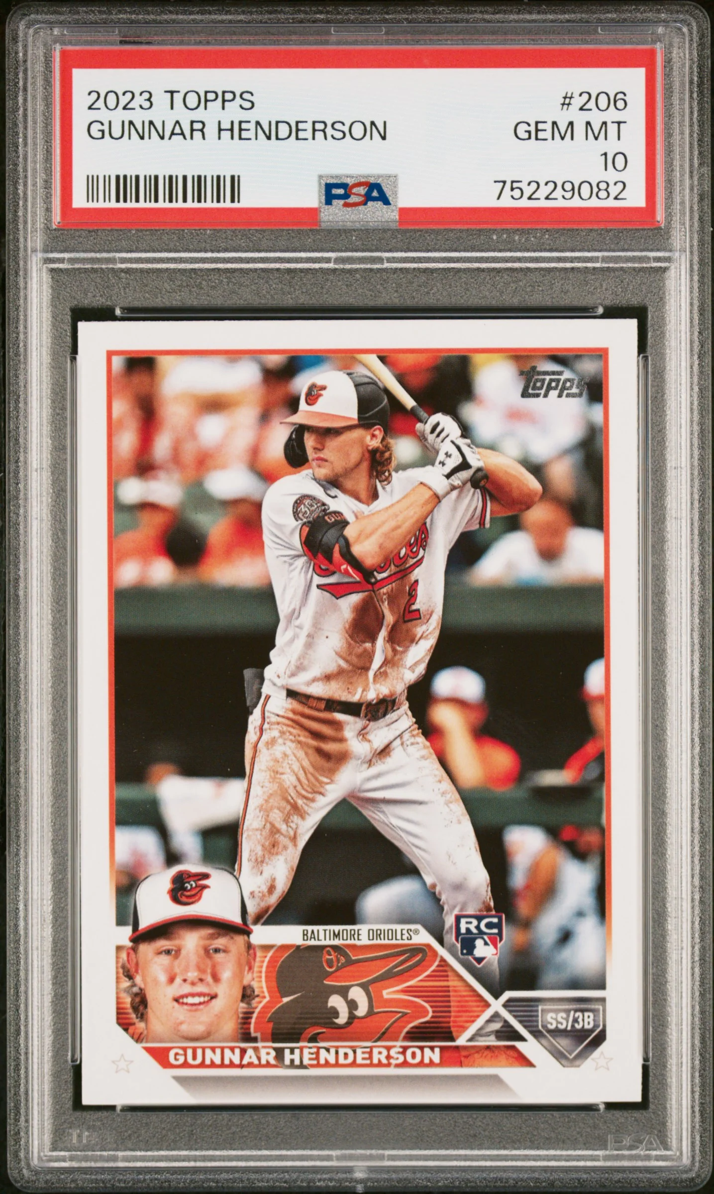 GUNNAR HENDERSON | 2023 TOPPS 206 | PSA GEM MT 10