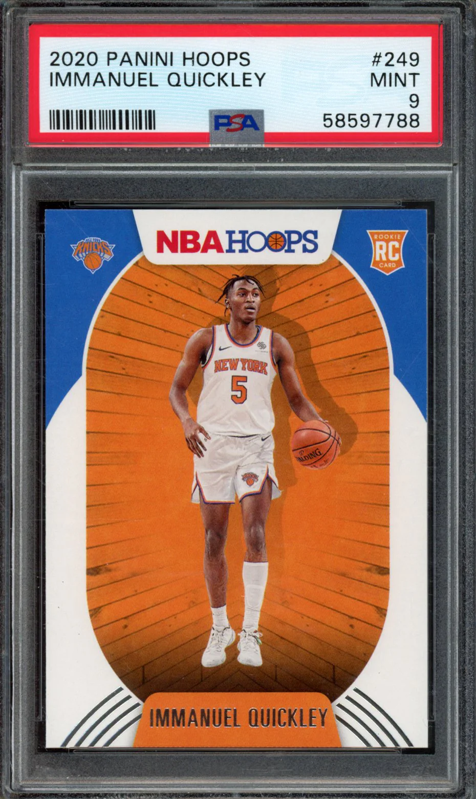 IMMANUEL QUICKLEY | 2020 PANINI HOOPS | PSA MINT 9