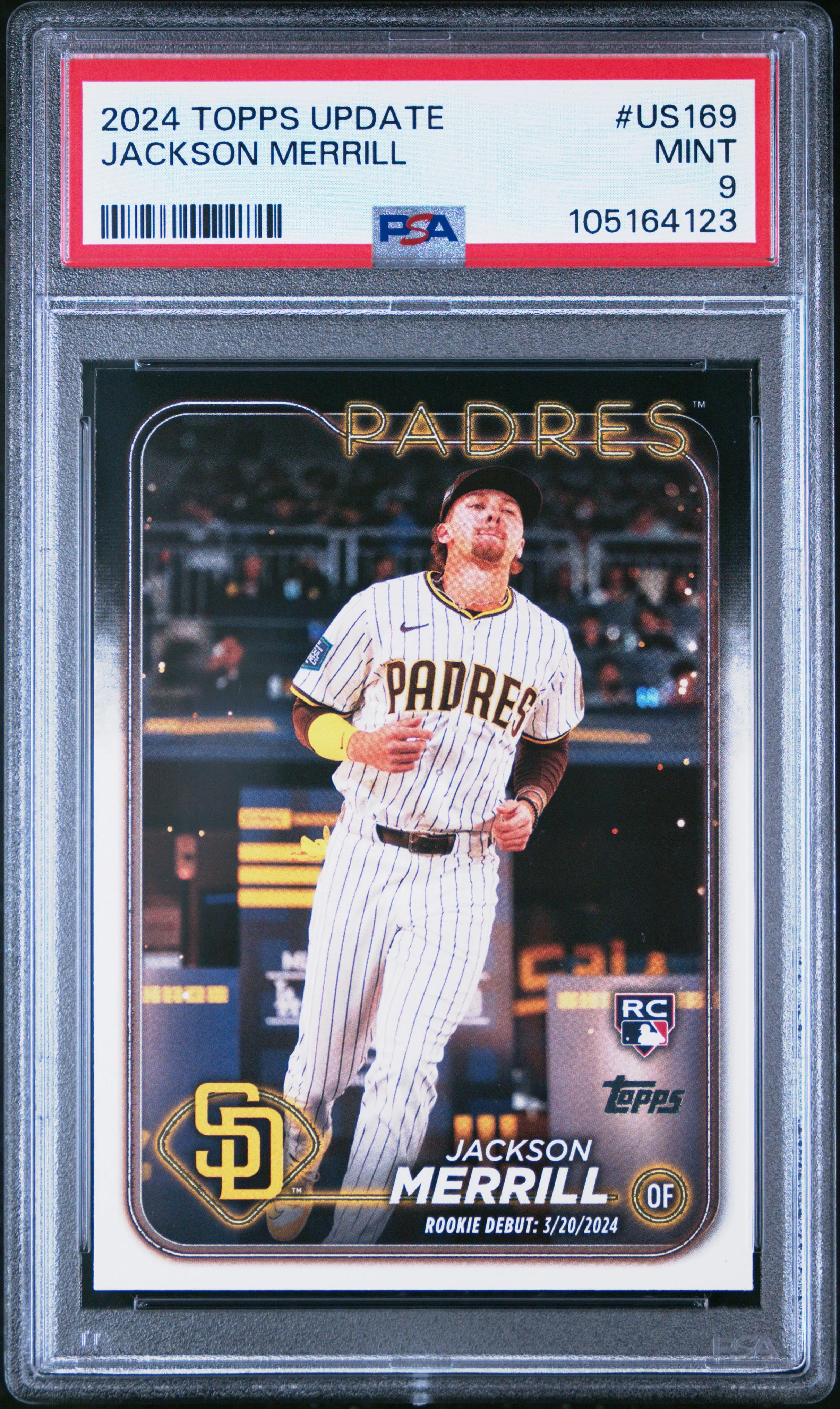 JACKSON MERRILL | 2024 TOPPS UPDATE US169 | PSA MINT 9