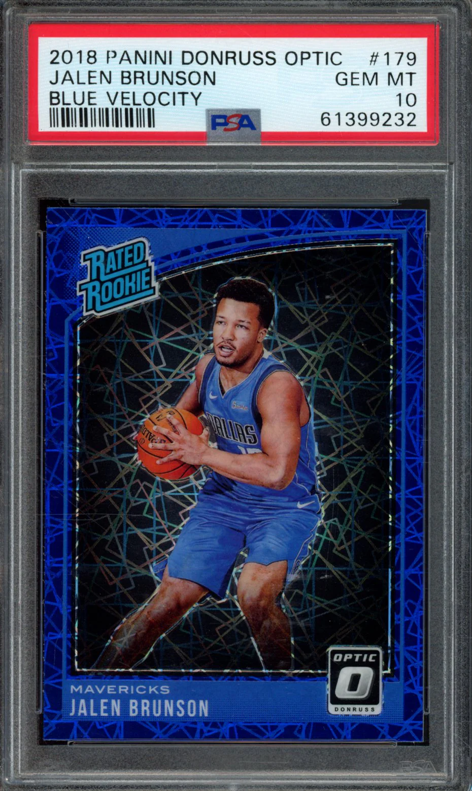 JALEN BRUNSON | 2018 PANINI DONRUSS OPTIC | PSA GEM MT 10