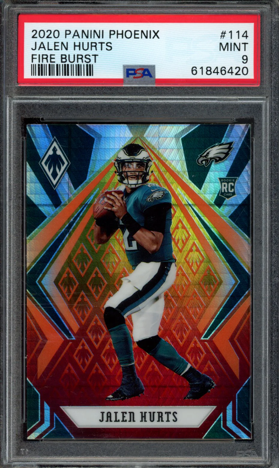 JALEN HURTS | 2020 PANINI PHOENIX | PSA MINT 9