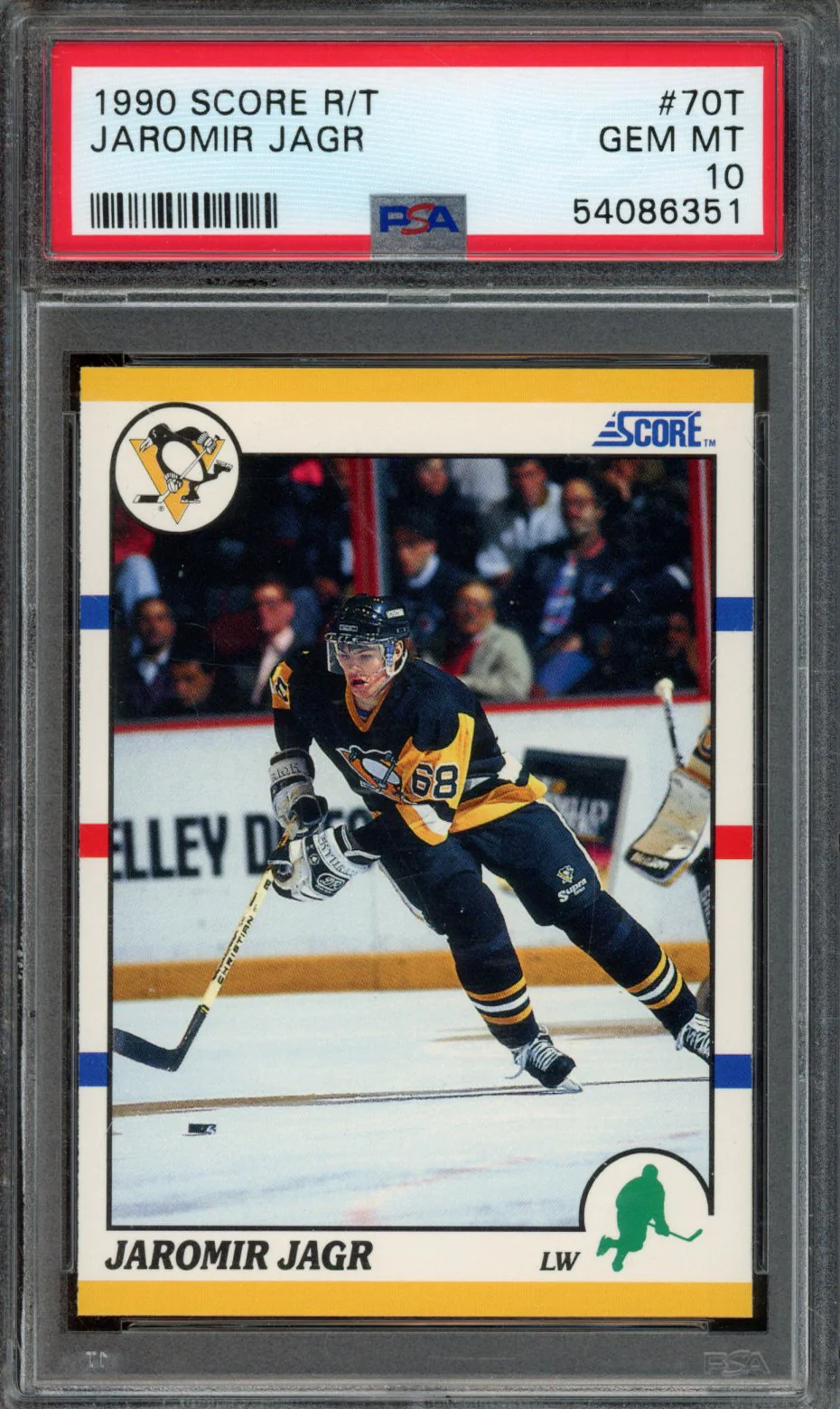 JAROMIR JAGR | 1990 SCORE ROOKIE/TRADED | PSA GEM MT 10
