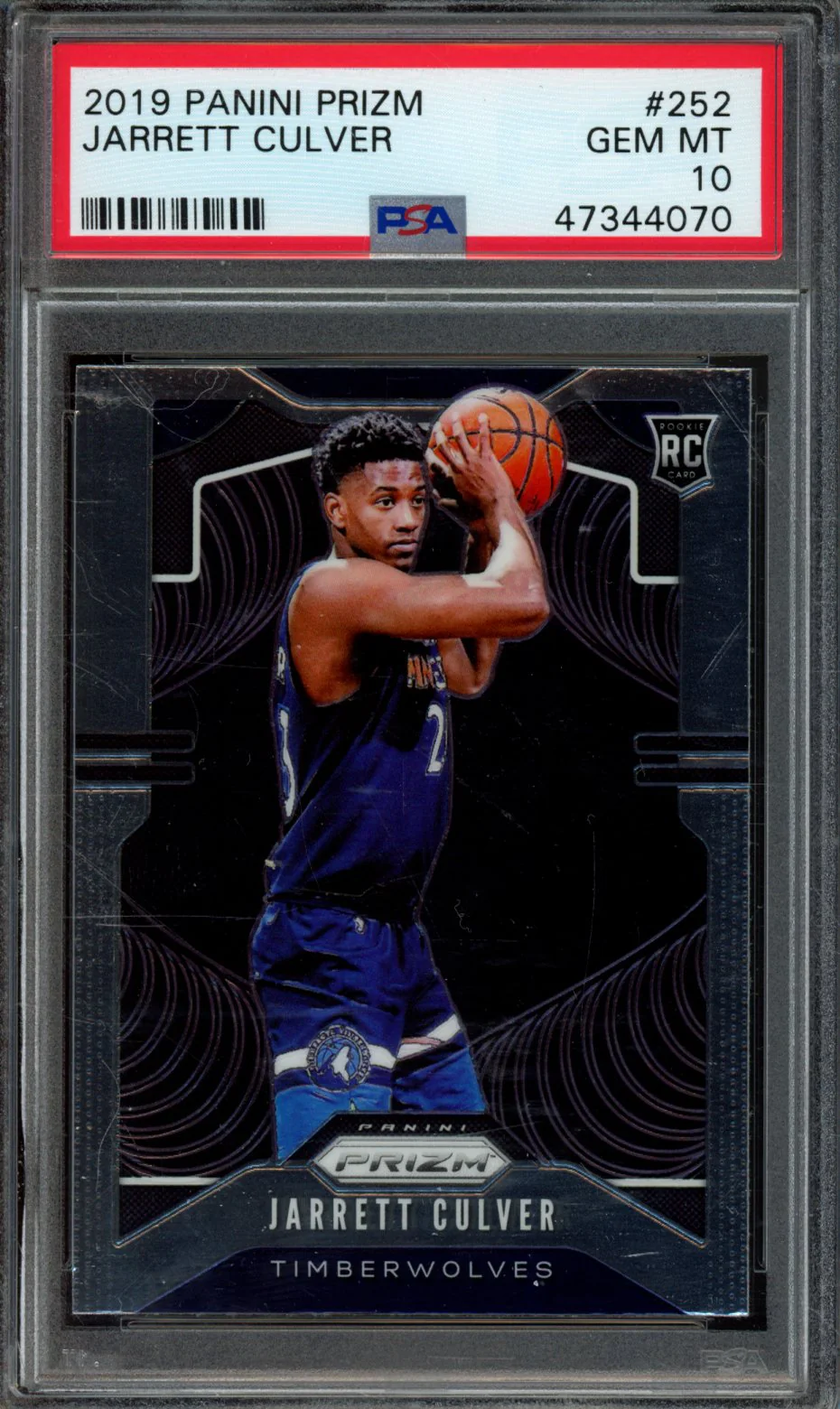 JARRETT CULVER | 2019 PANINI PRIZM | PSA GEM MT 10