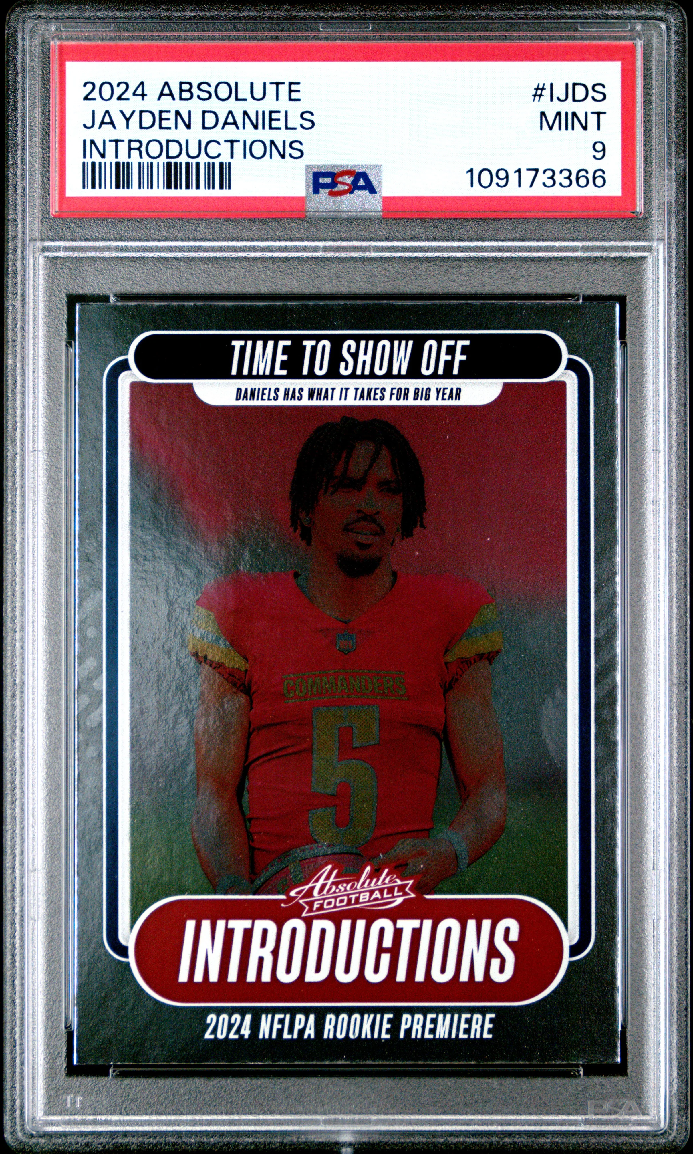 JAYDEN DANIELS | 2024 PANINI ABSOLUTE INTRODUCTIONS IJDS | PSA MINT 9