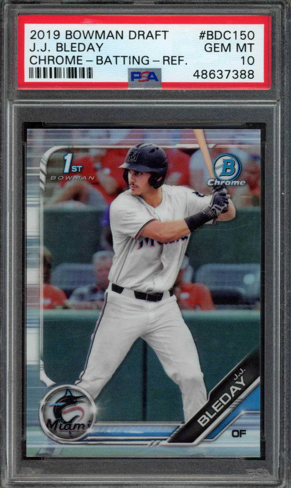 J.J. BLEDAY | 2019 BOWMAN DRAFT | PSA GEM MT 10