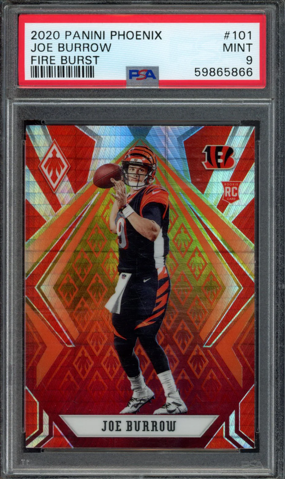 JOE BURROW | 2020 PANINI PHOENIX | PSA MINT 9