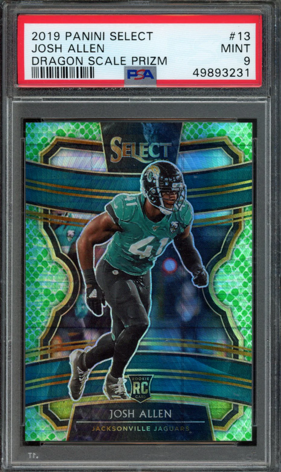 JOSH ALLEN | 2019 PANINI SELECT | PSA MINT 9