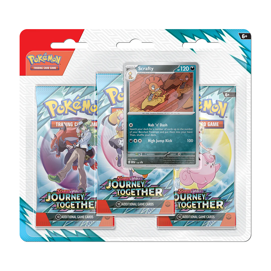 Journey Together 3 Pack Pokemon Blister - Image 2