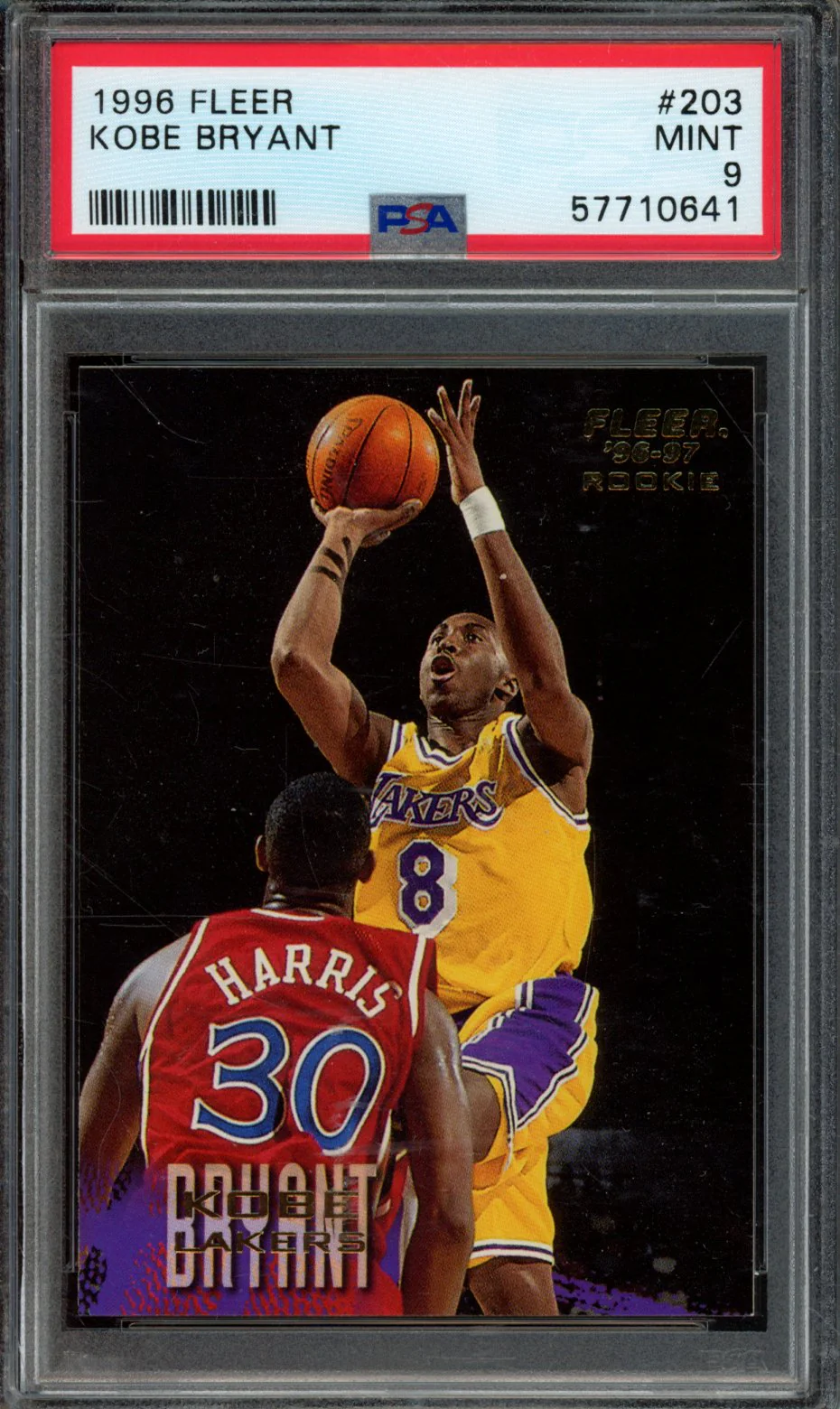 KOBE BRYANT | 1996 FLEER | PSA MINT 9