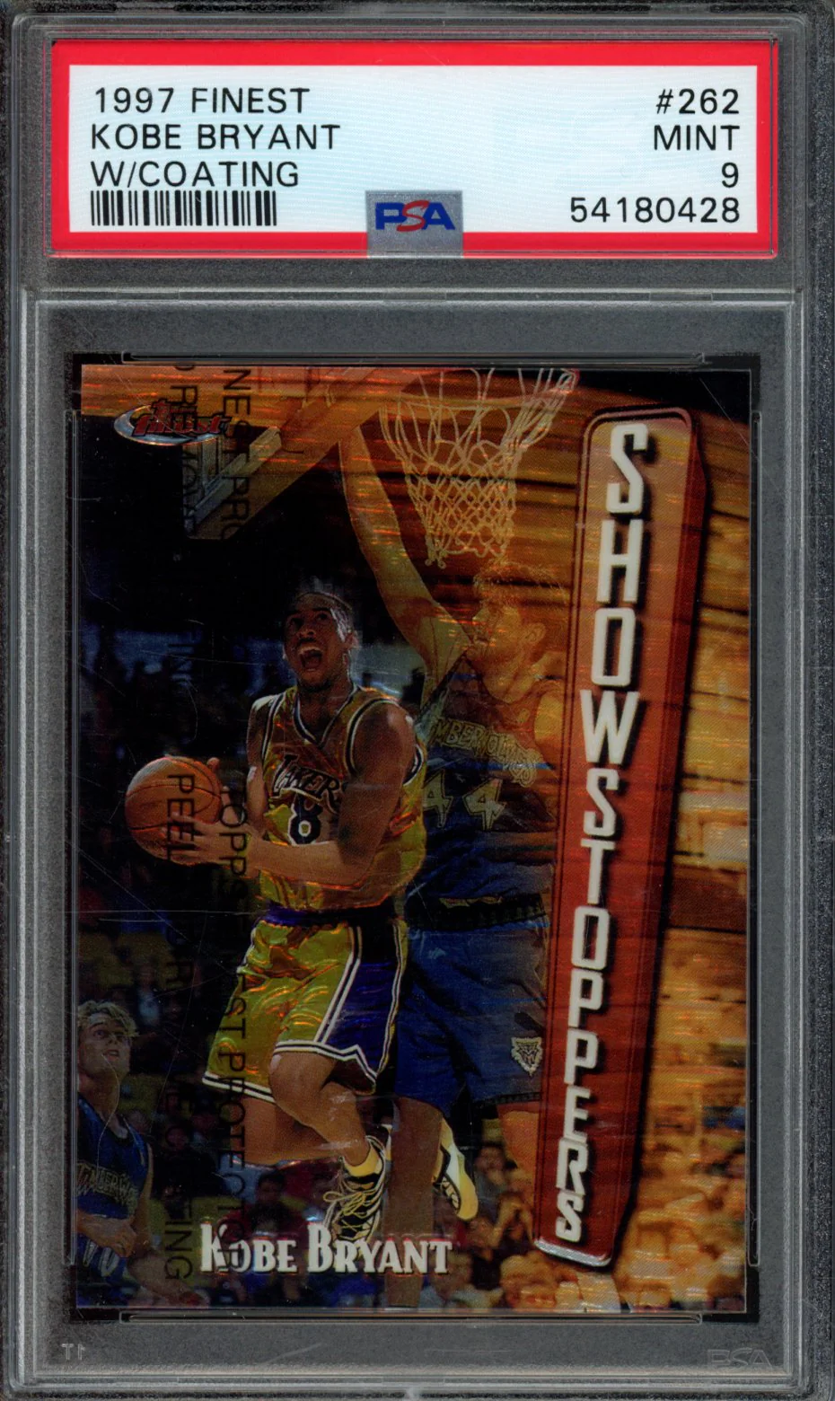 KOBE BRYANT | 1997 FINEST | PSA MINT 9