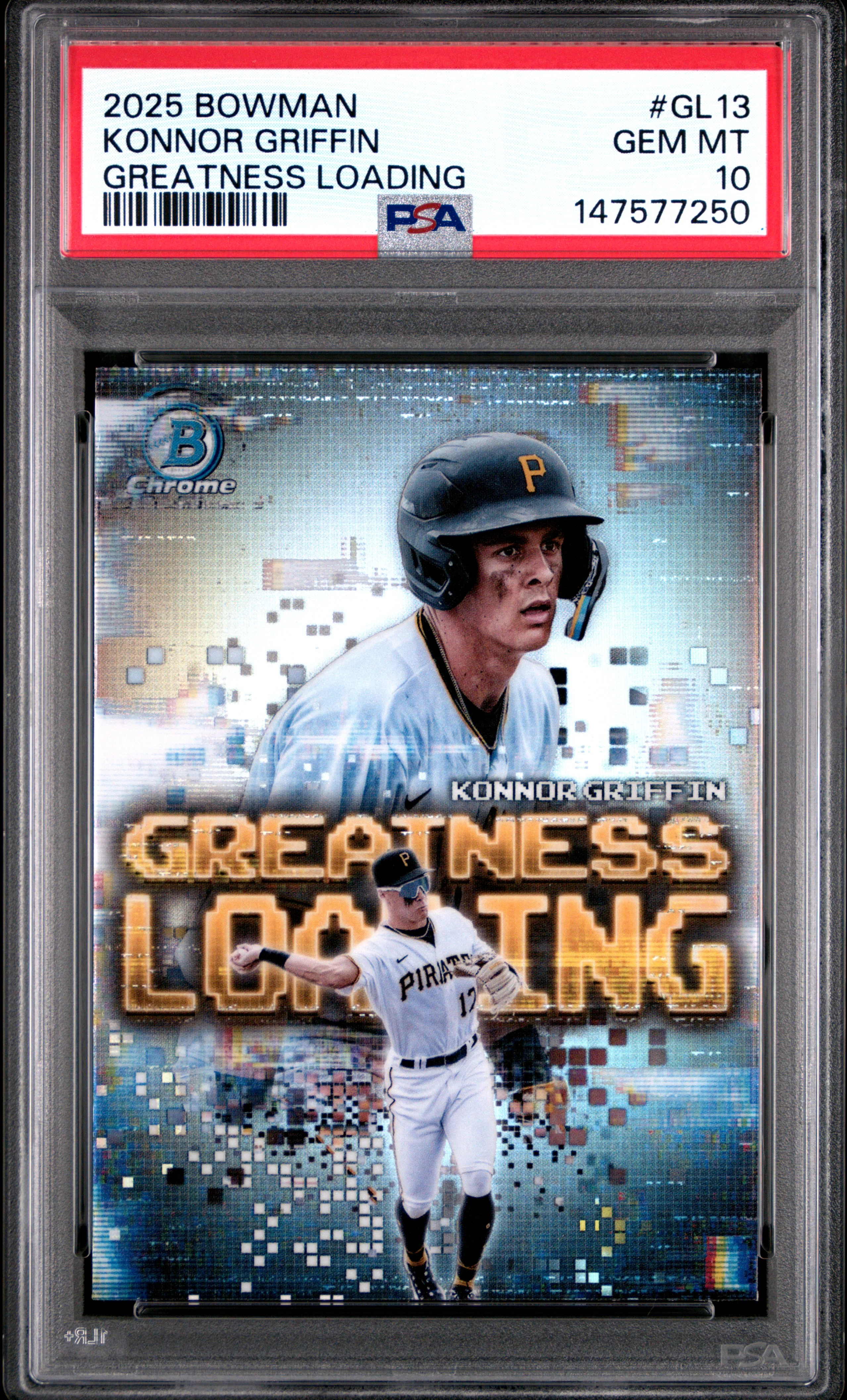 KONNOR GRIFFIN | 2025 BOWMAN GREATNESS LOADING GL13 | PSA GEM MT 10