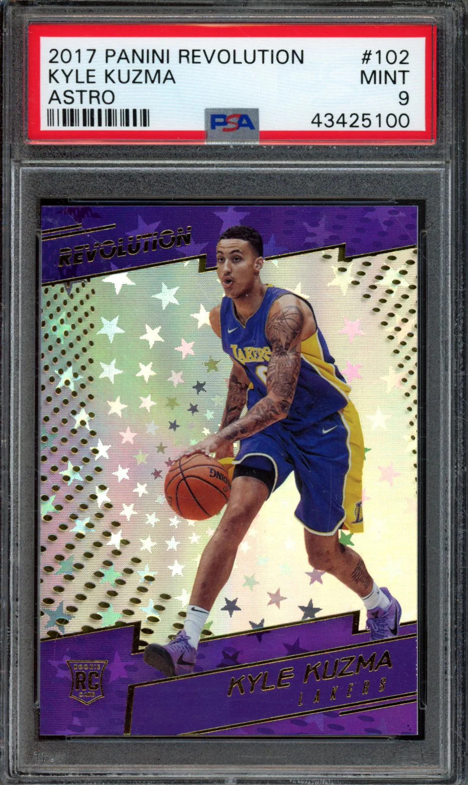 KYLE KUZMA | 2017 PANINI REVOLUTION | PSA MINT 9