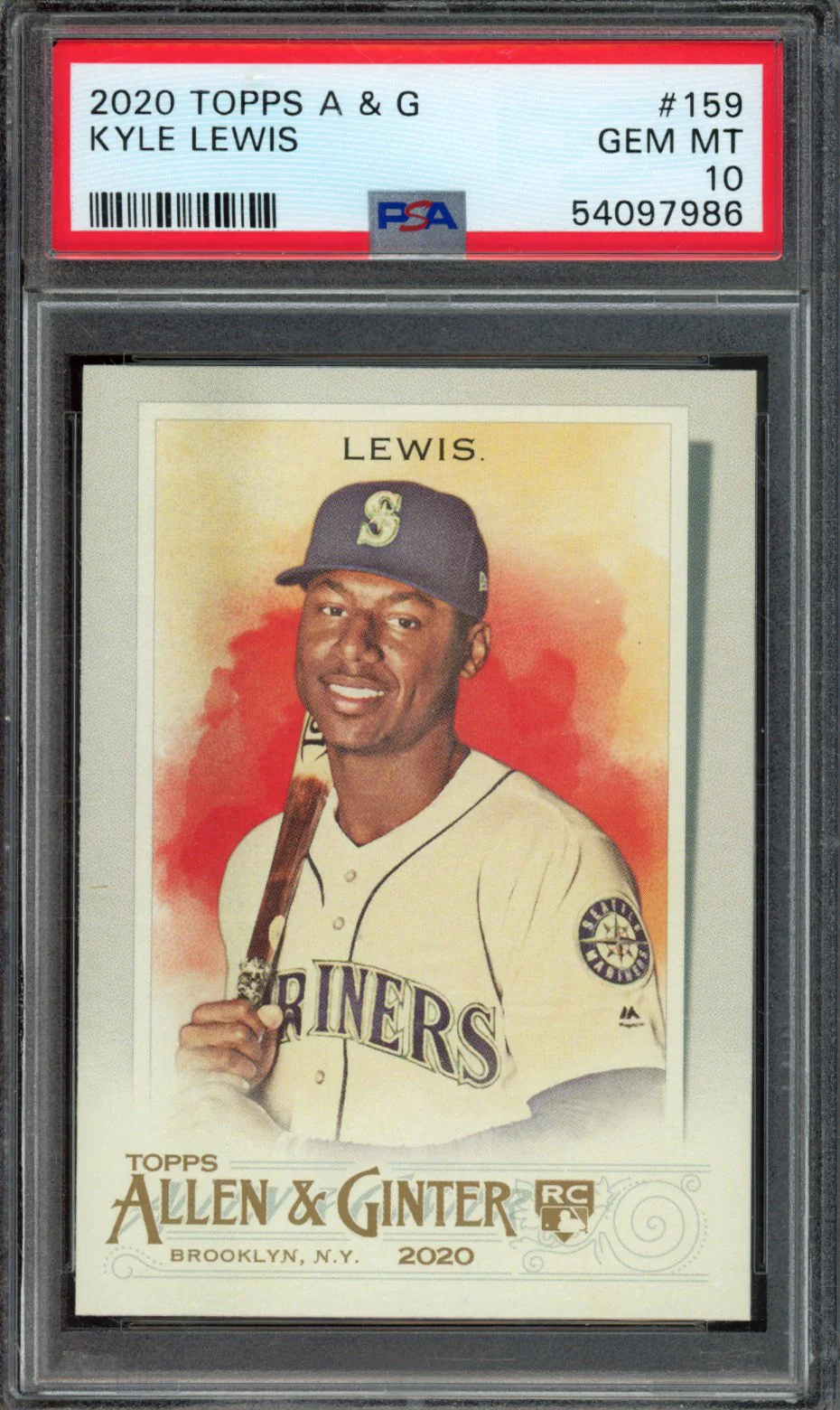 KYLE LEWIS | 2020 TOPPS ALLEN & GINTER | PSA GEM MT 10