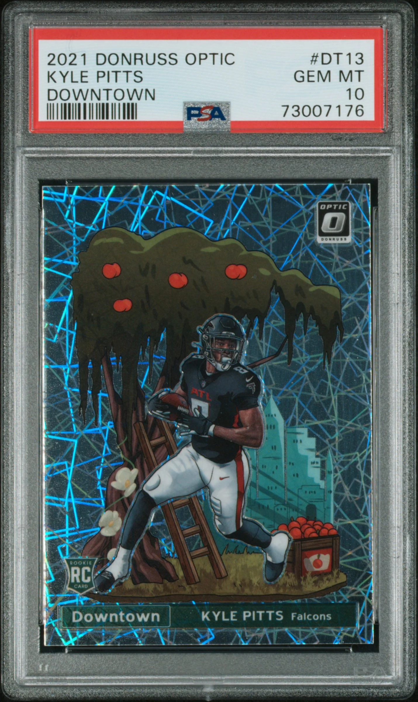 KYLE PITTS | 2021 PANINI DONRUSS OPTIC DOWNTOWN DT13 | DOWNTOWN | PSA GEM MT 10