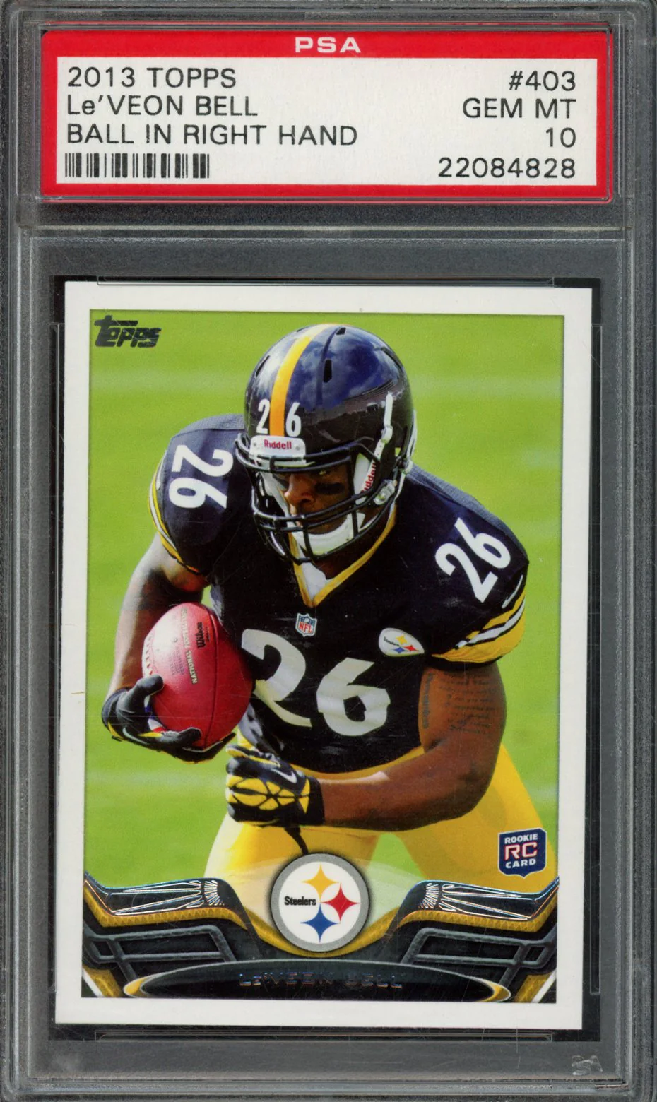 Le'VEON BELL | 2013 TOPPS | PSA GEM MT 10