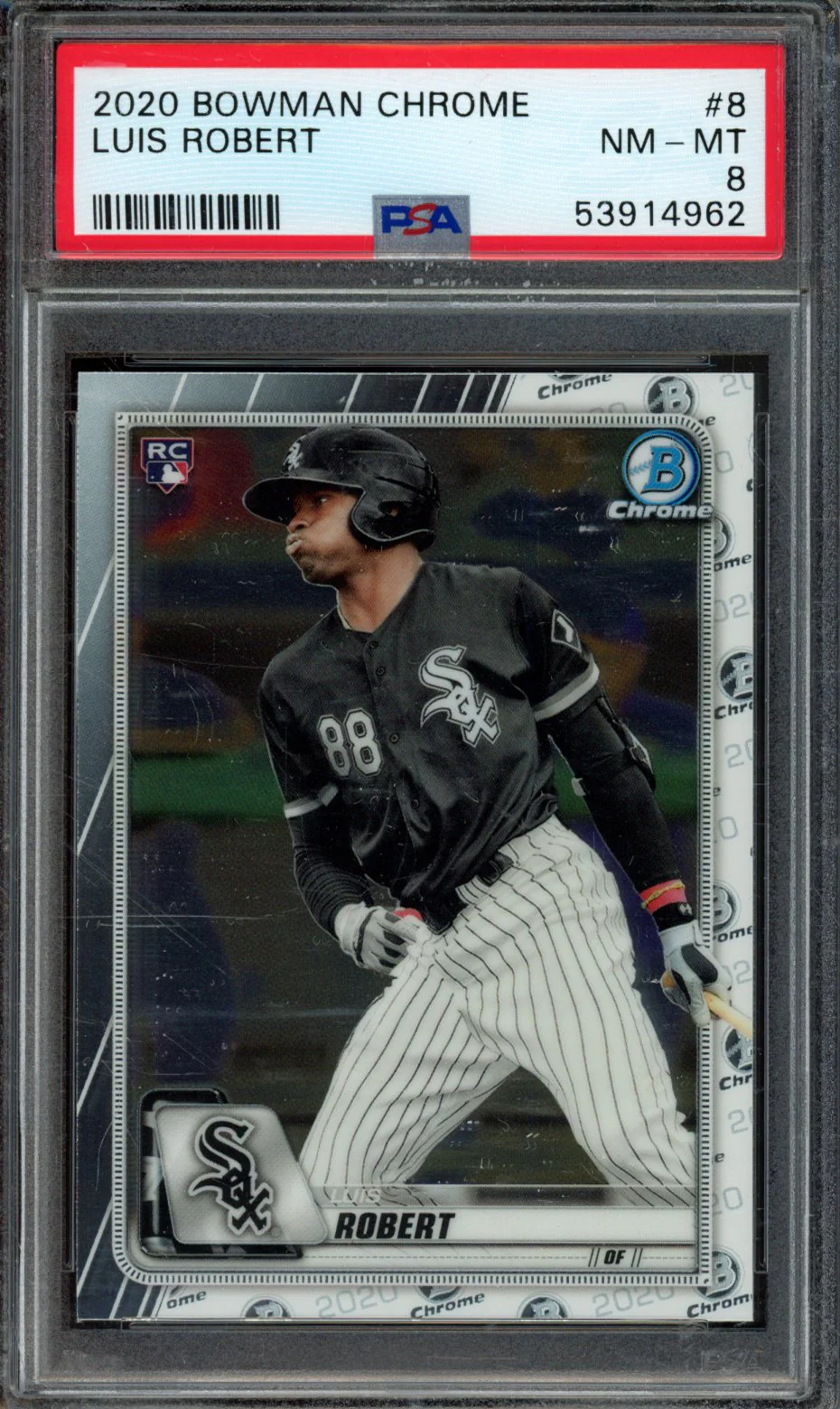 LUIS ROBERT | 2020 BOWMAN CHROME | PSA NM-MT 8