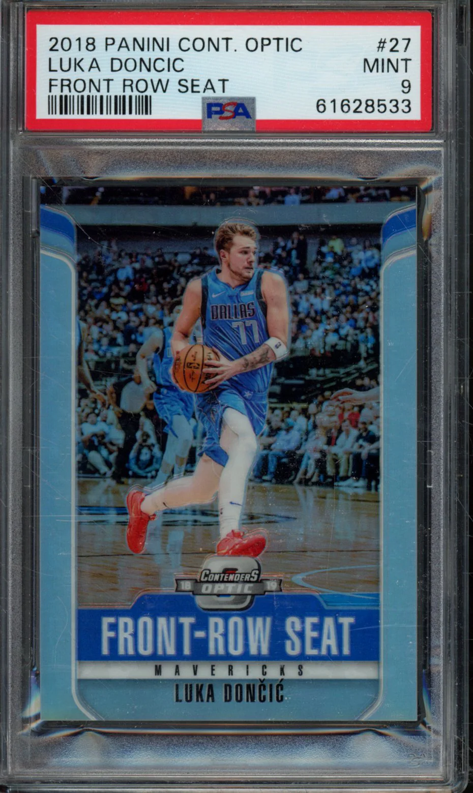 LUKA DONCIC | 2018 PANINI CONTENDERS OPTIC FRONT ROW SEAT | PSA MINT 9