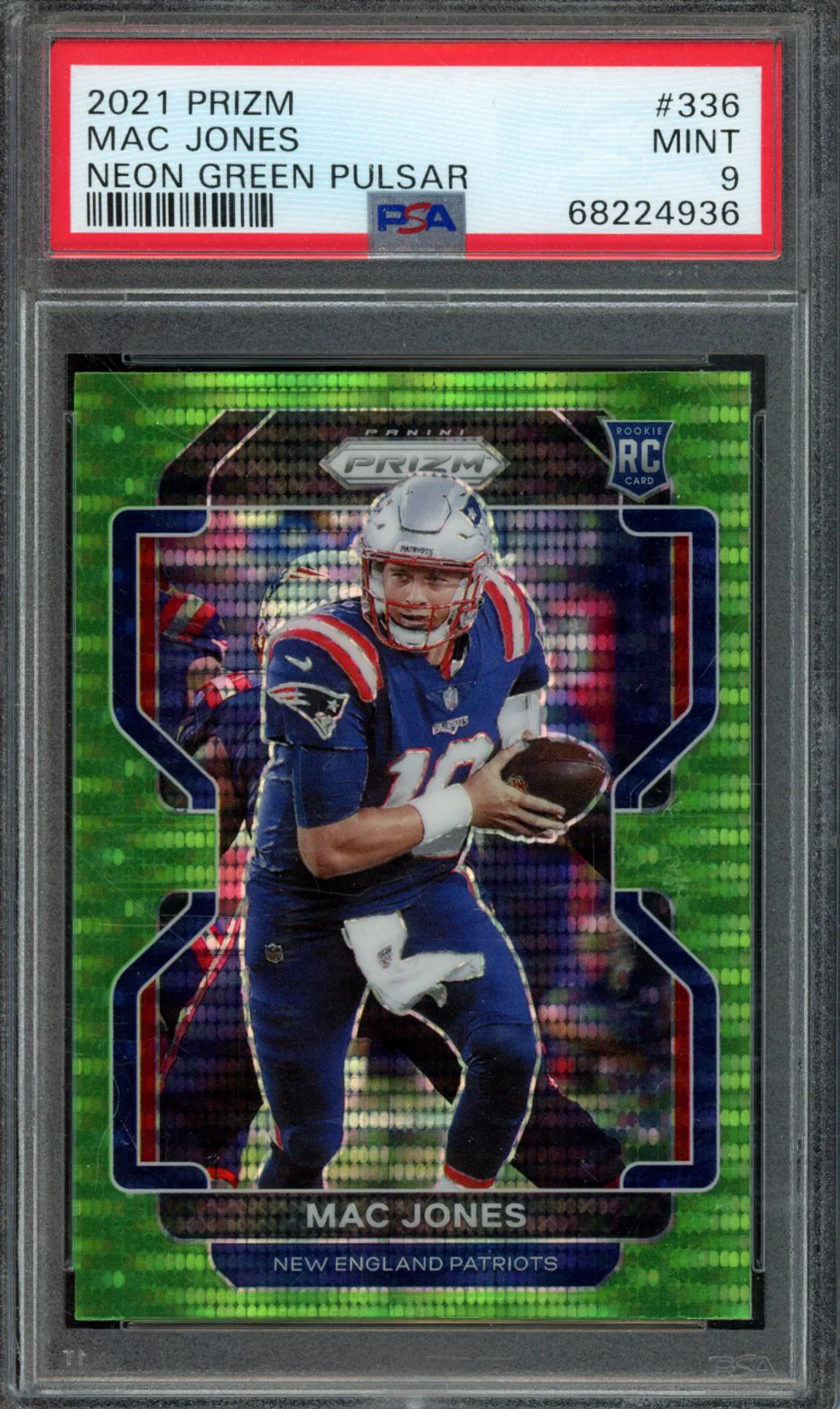 MAC JONES | 2021 PANINI PRIZM | PSA MINT 9