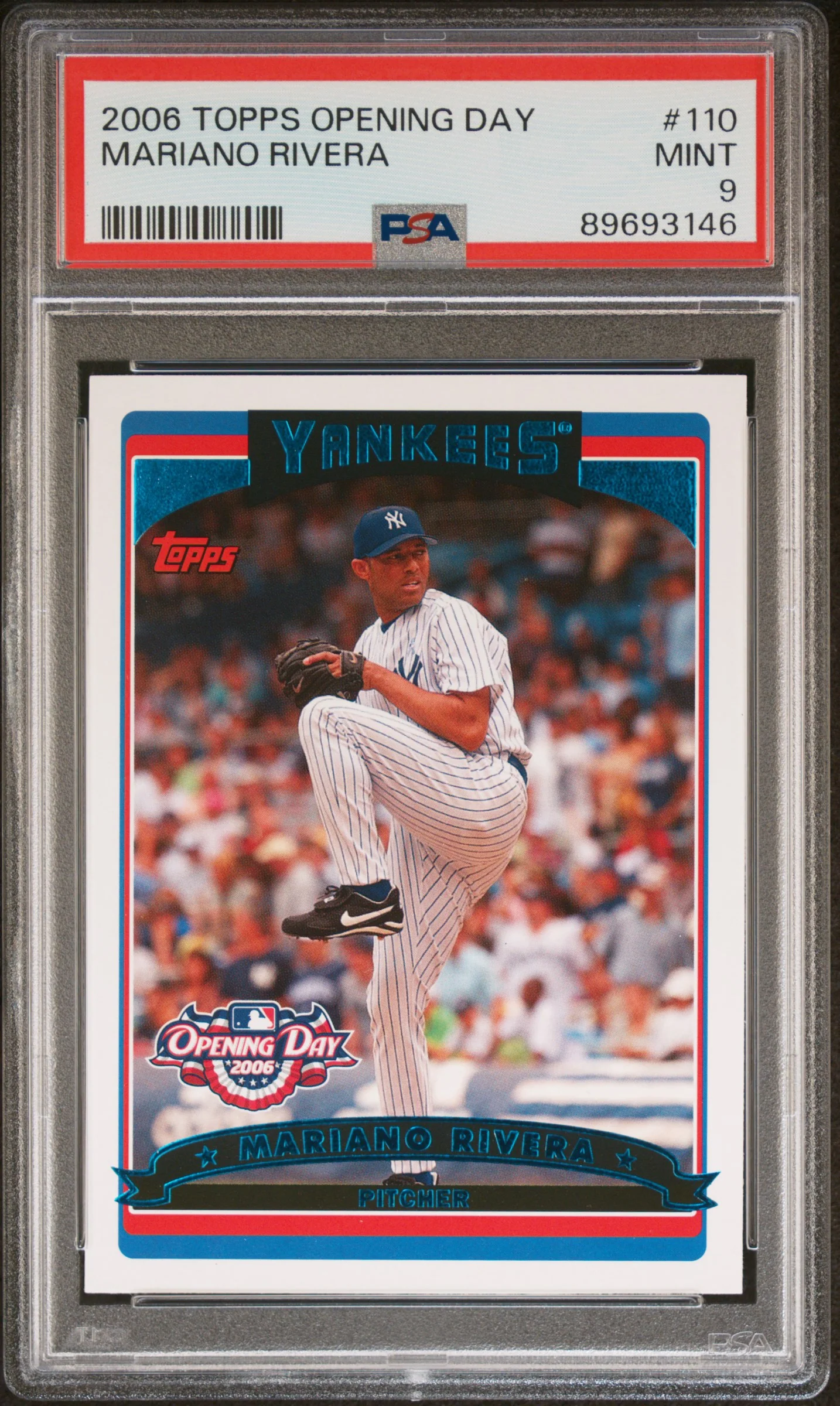 MARIANO RIVERA | 2006 TOPPS OPENING DAY 110 | PSA MINT 9