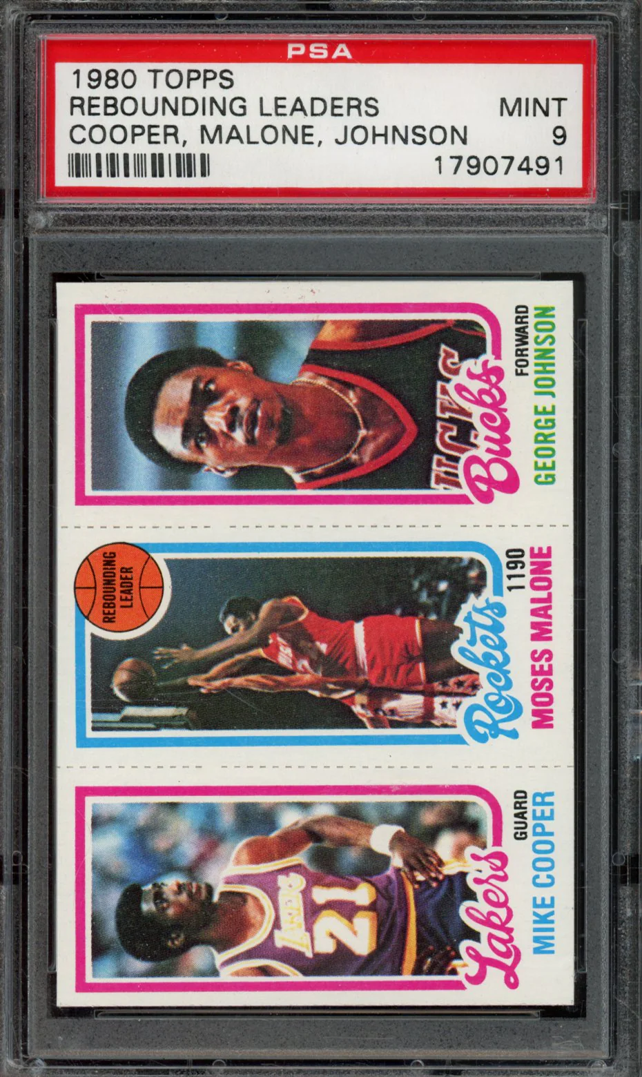 M.COOPER, M.MALONE | 1980 TOPPS | PSA MINT 9