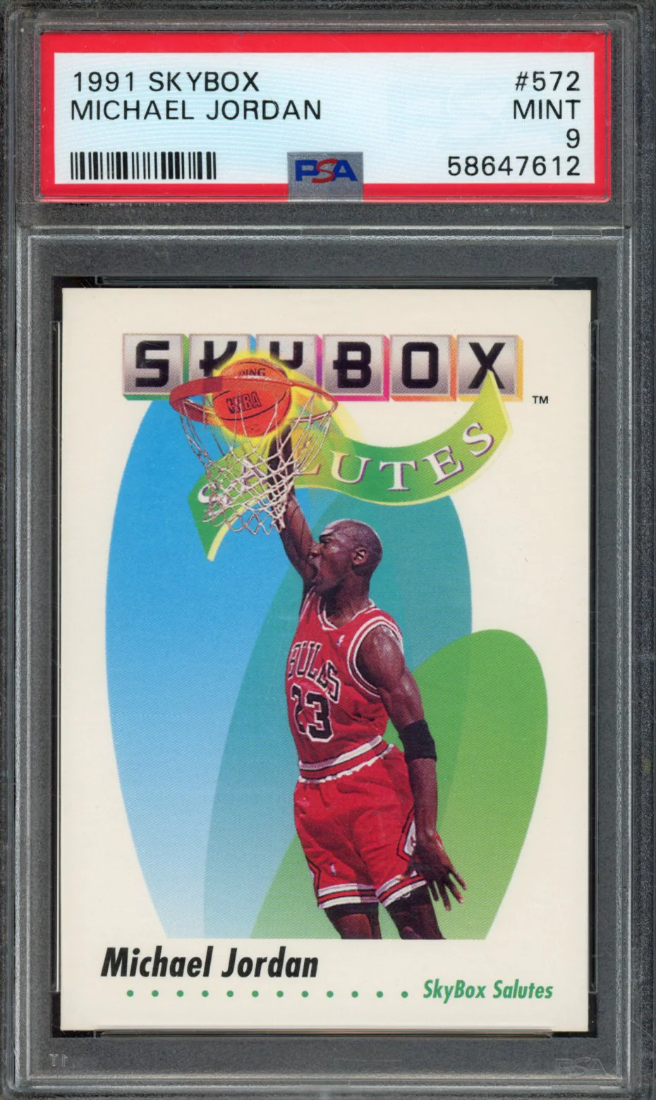 MICHAEL JORDAN | 1991 SKYBOX | PSA MINT 9
