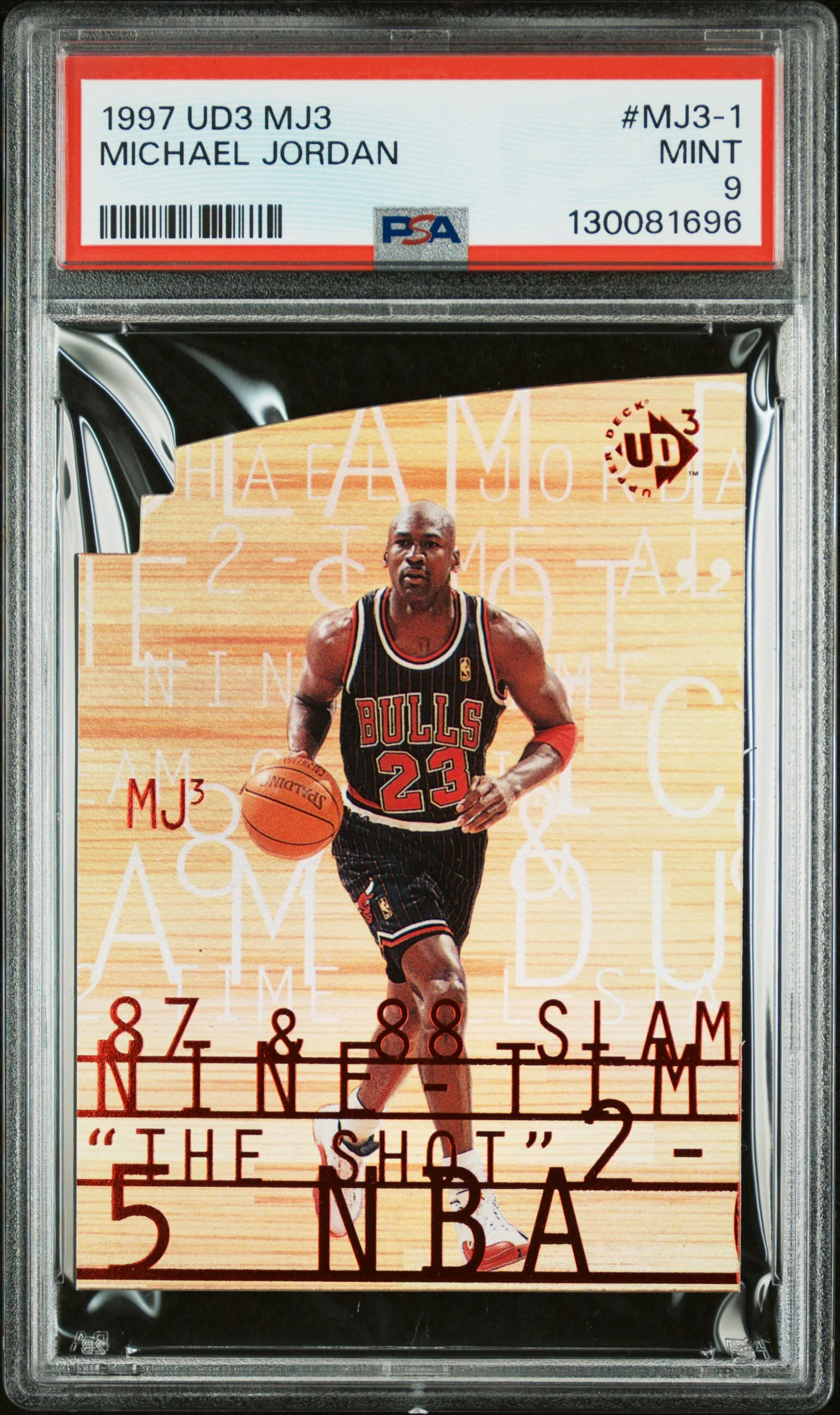 MICHAEL JORDAN | 1997 UD3 MJ3 MJ3-1 | PSA MINT 9