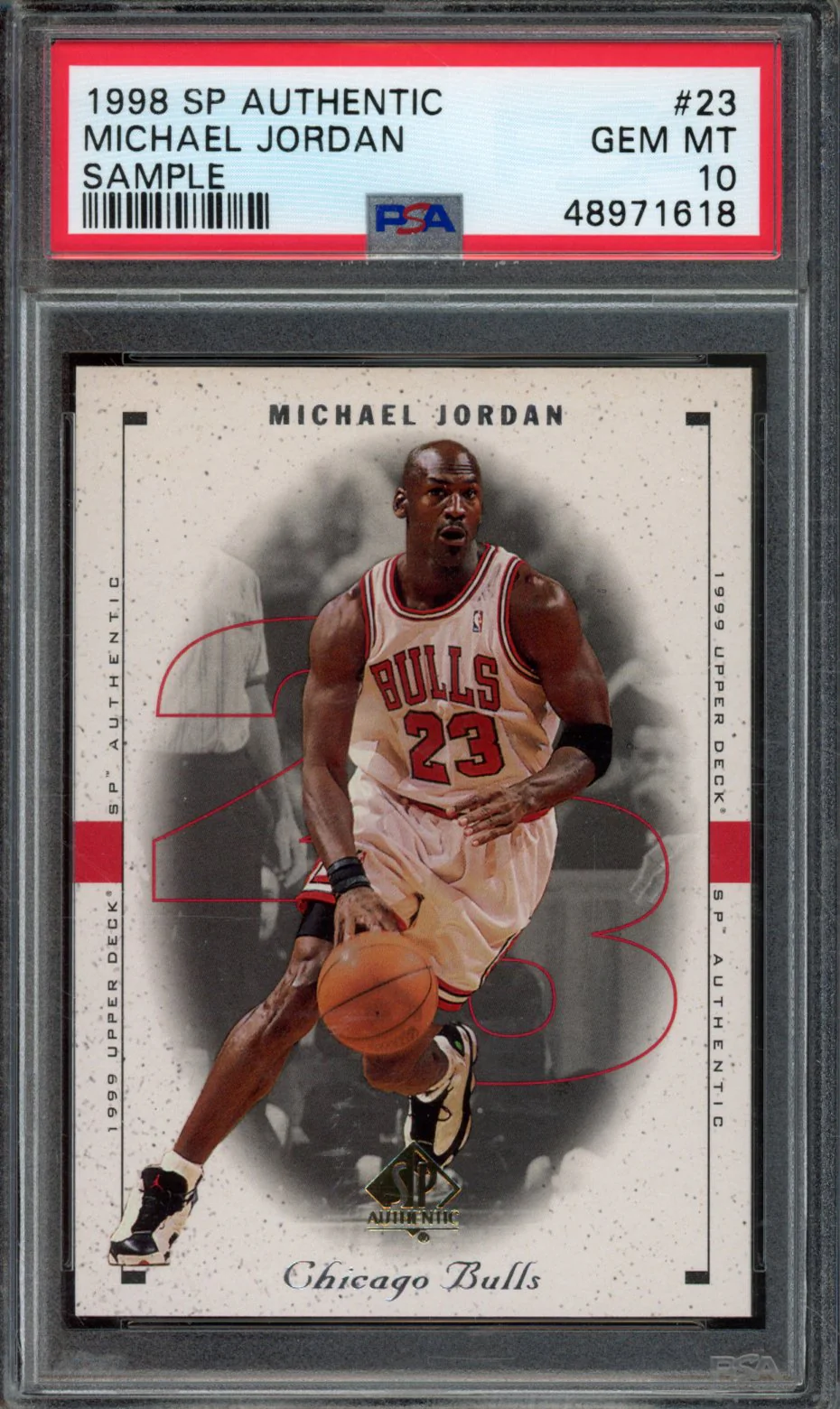 MICHAEL JORDAN | 1998 SP AUTHENTIC | PSA GEM MT 10