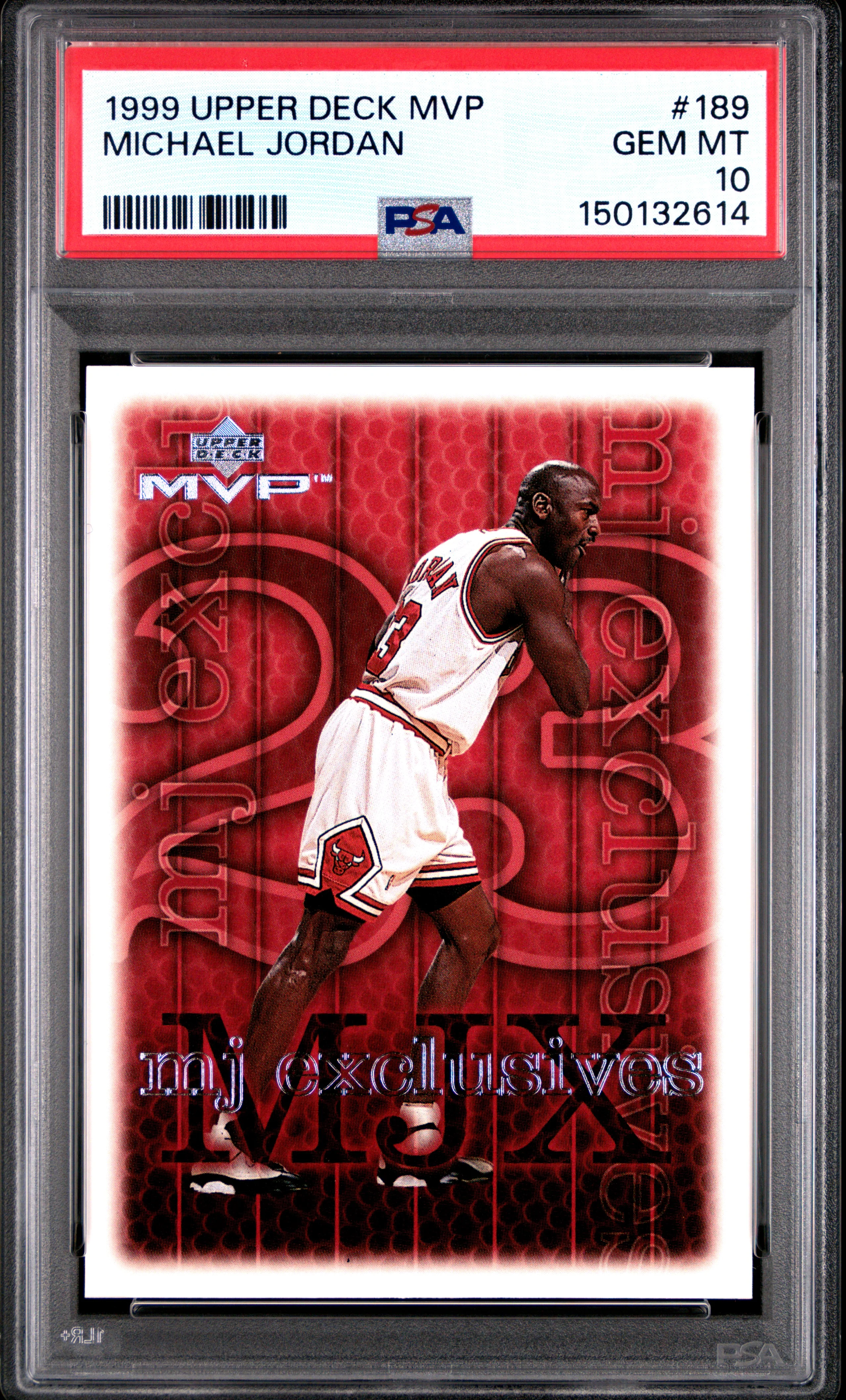 MICHAEL JORDAN | 1999 UPPER DECK MVP 189 | PSA GEM MT 10