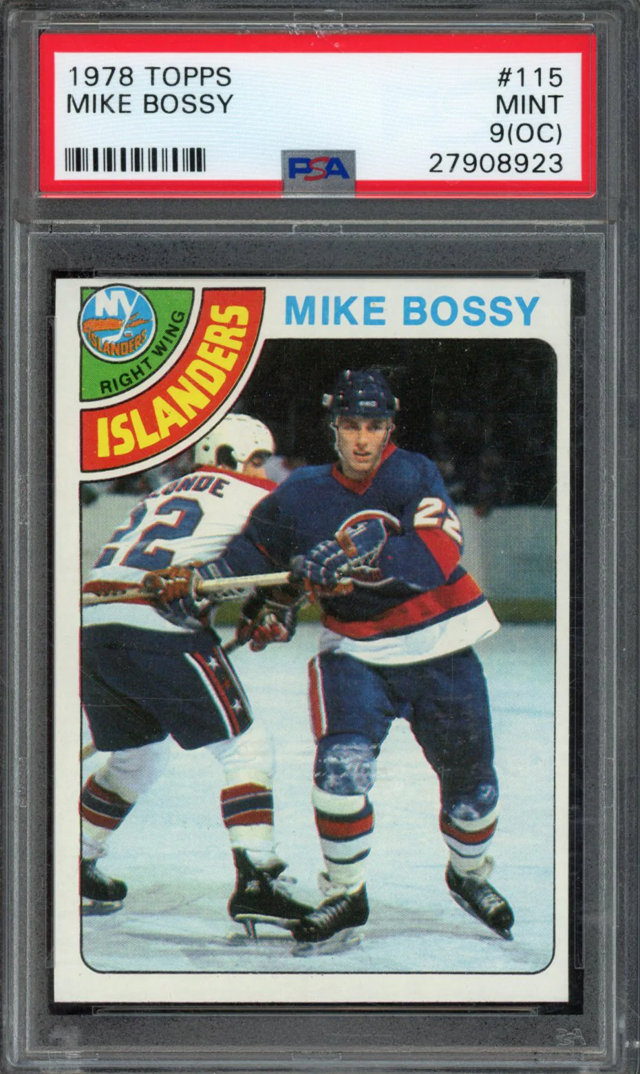 MIKE BOSSY | 1978 TOPPS | PSA MINT 9 (OC)