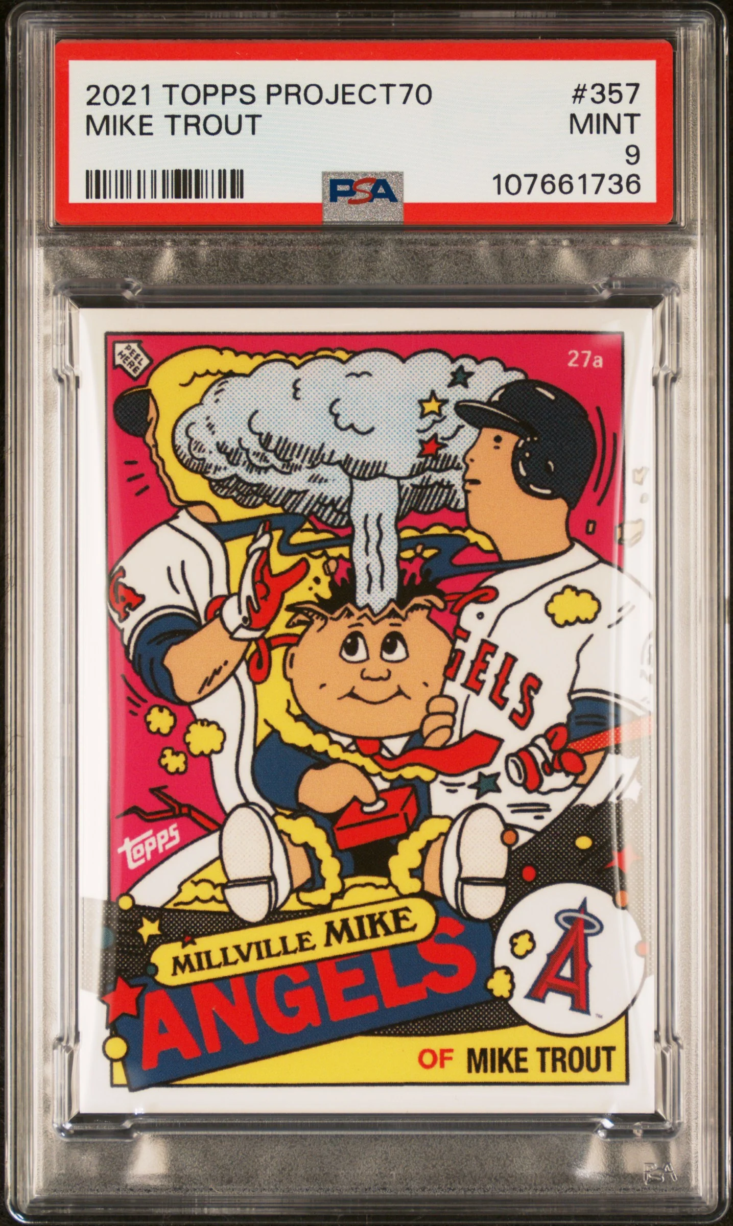 MIKE TROUT | 2021 TOPPS PROJECT70 357 | PSA MINT 9