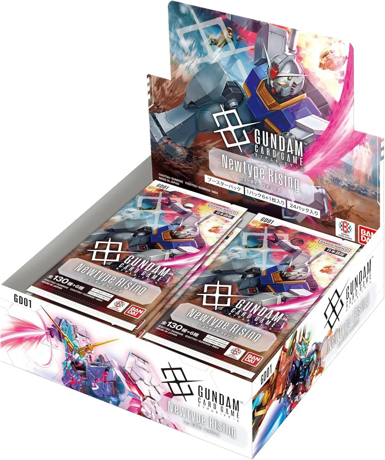 New Type Rising Japanese Gundam Card Game Booster Box [GD01]