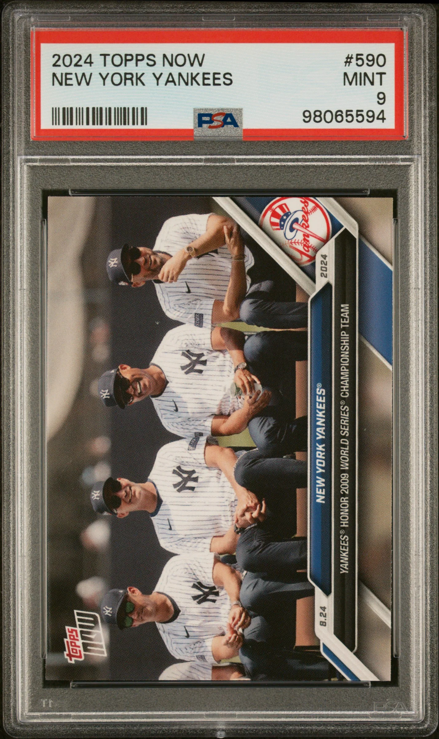 NEW YORK YANKEES | 2024 TOPPS NOW 590 | PSA MINT 9