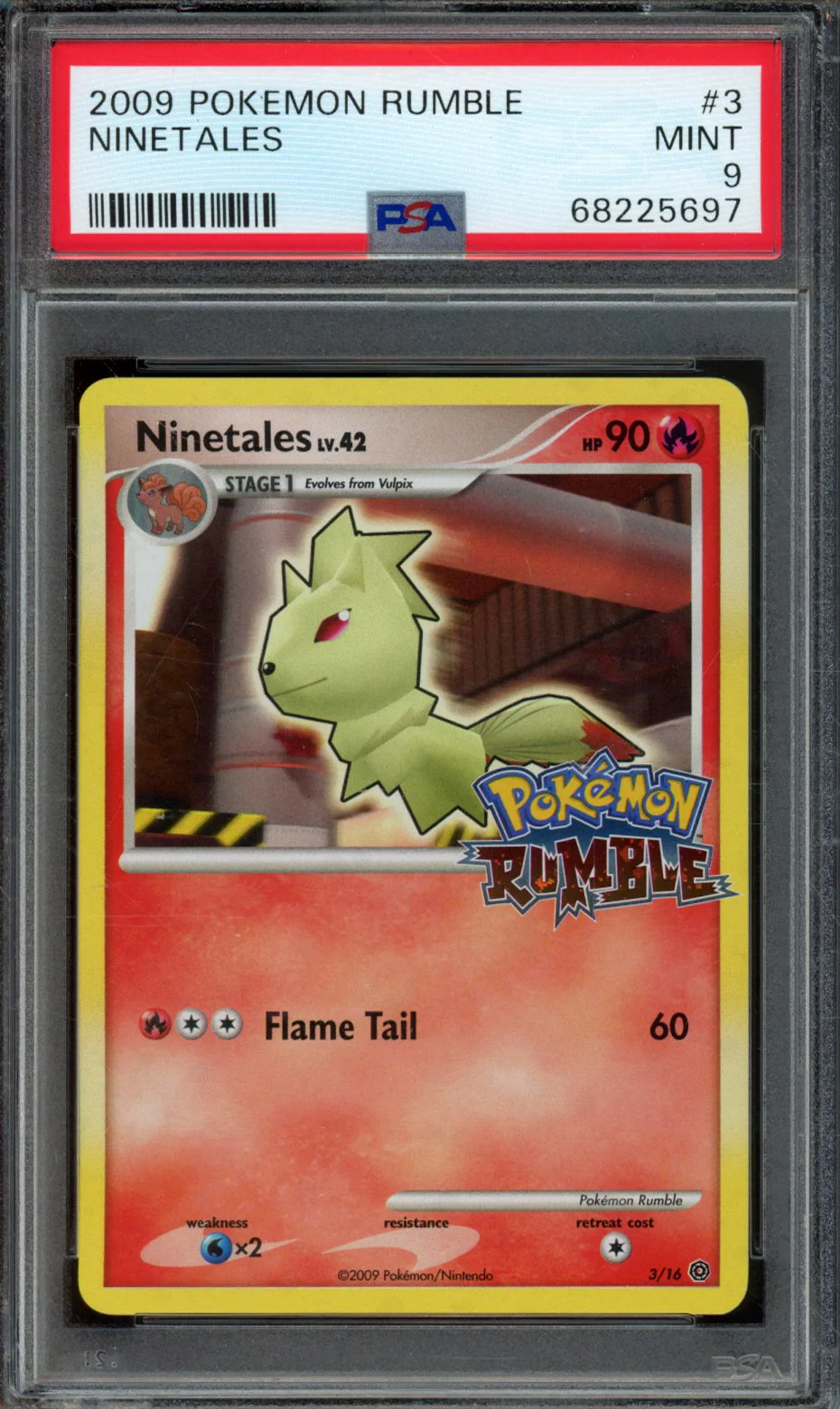 NINETALES | 2009 POKEMON RUMBLE | PSA MINT 9
